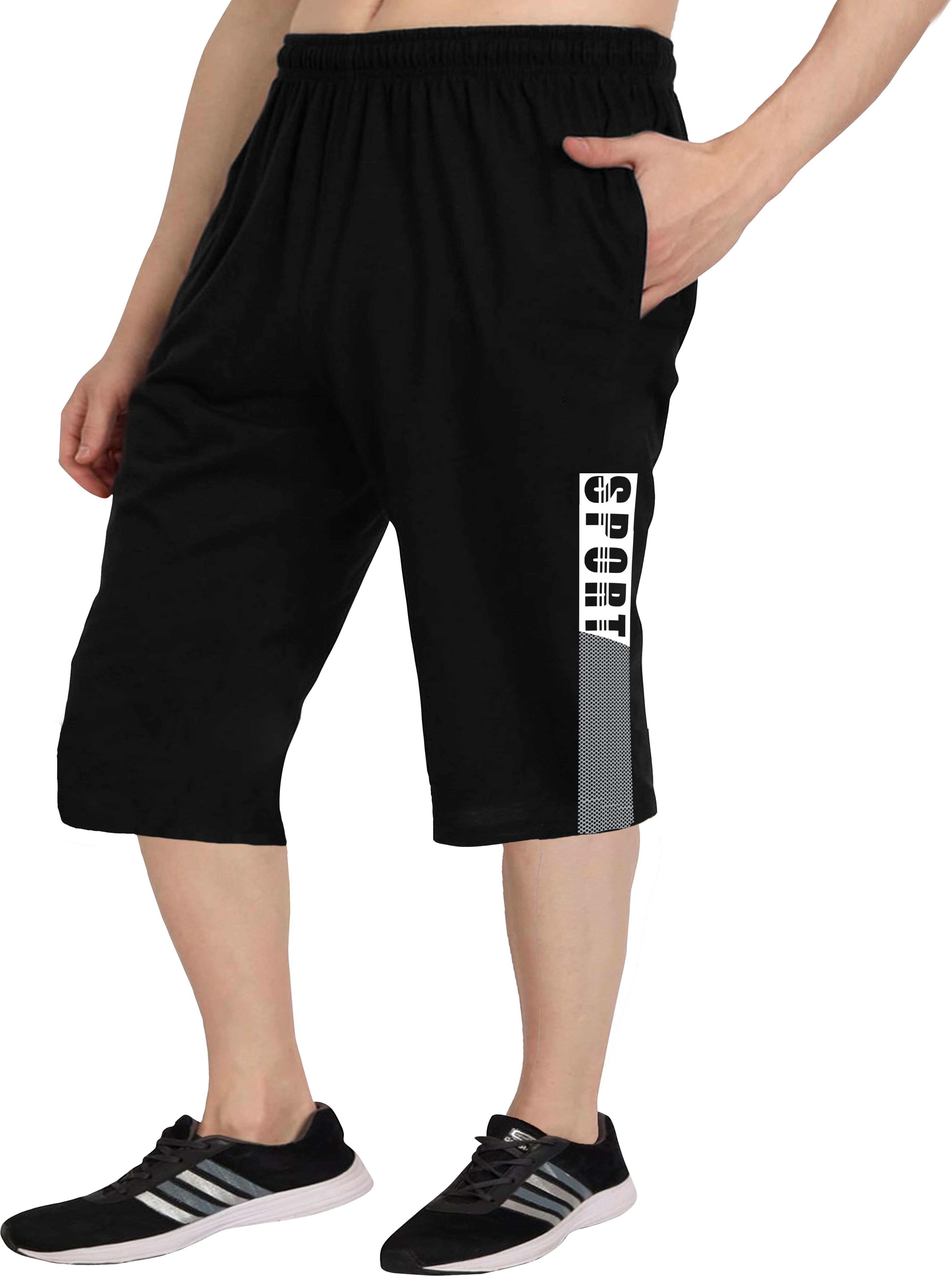 west gate clothing Solid Men Three Fourths-picture-32