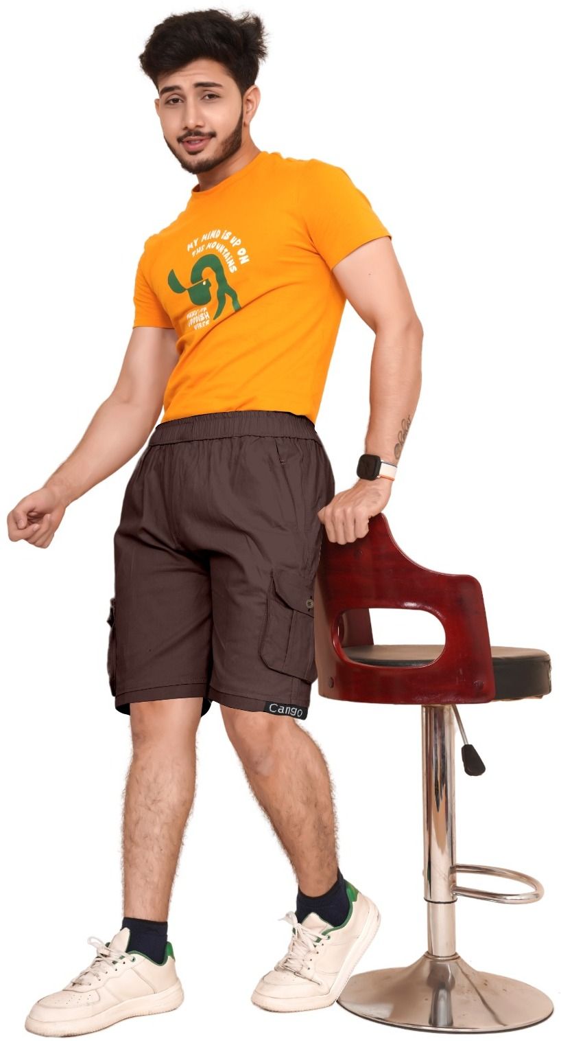 hinglaj Solid Men Three Fourths-picture-18