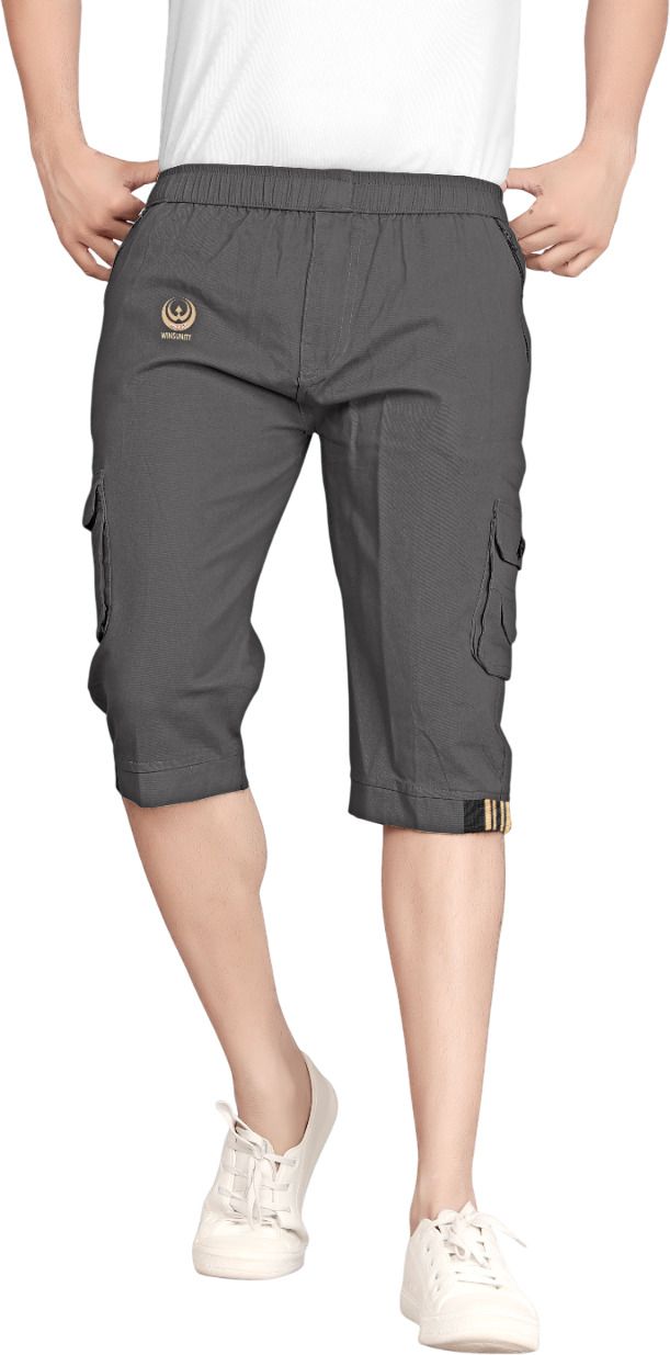 balvik fashion Solid Men Three Fourths-picture-32