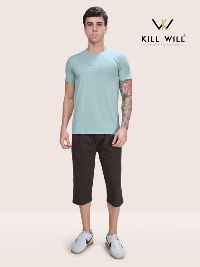 killwill Solid Men Three Fourths-picture-17