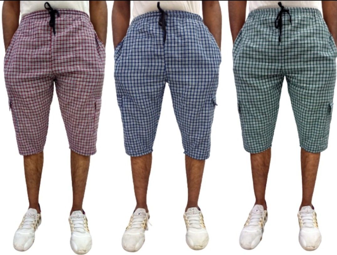 threadhunter clothes Checkered Men Three Fourths-picture-21