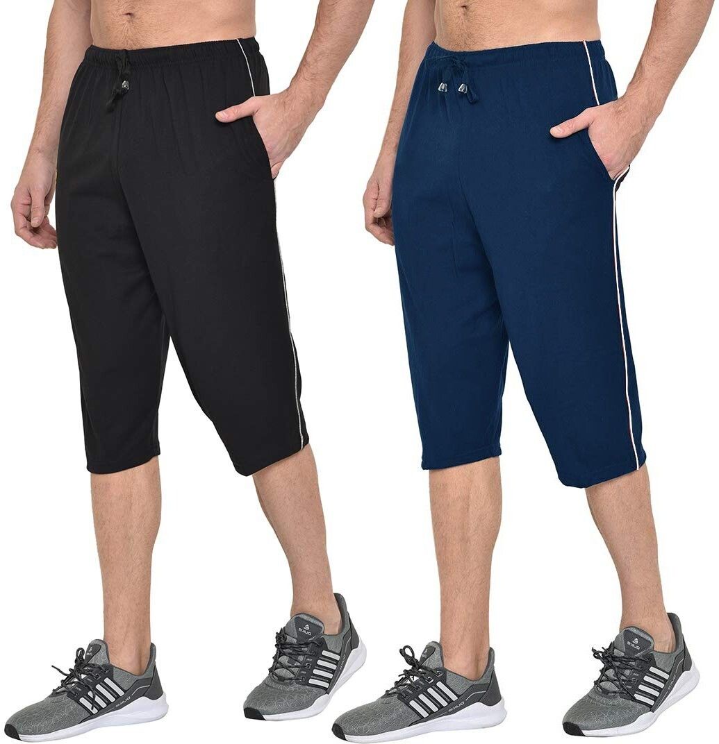 stylcozy Solid Men Three Fourths-picture-25