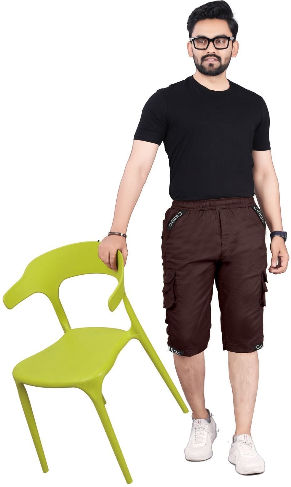 abhyuday creation Solid Men Three Fourths-picture-12