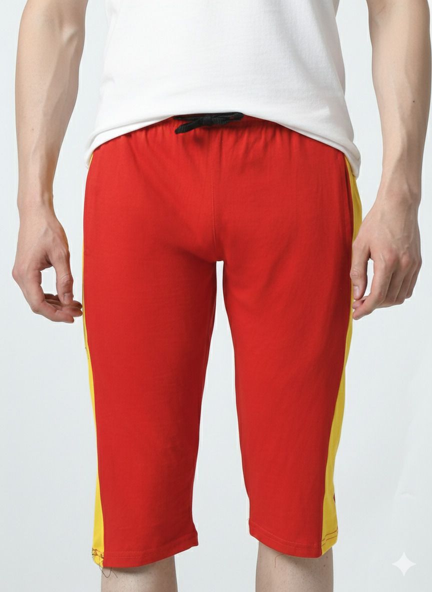 indiweaves Striped Men Three Fourths-picture-39
