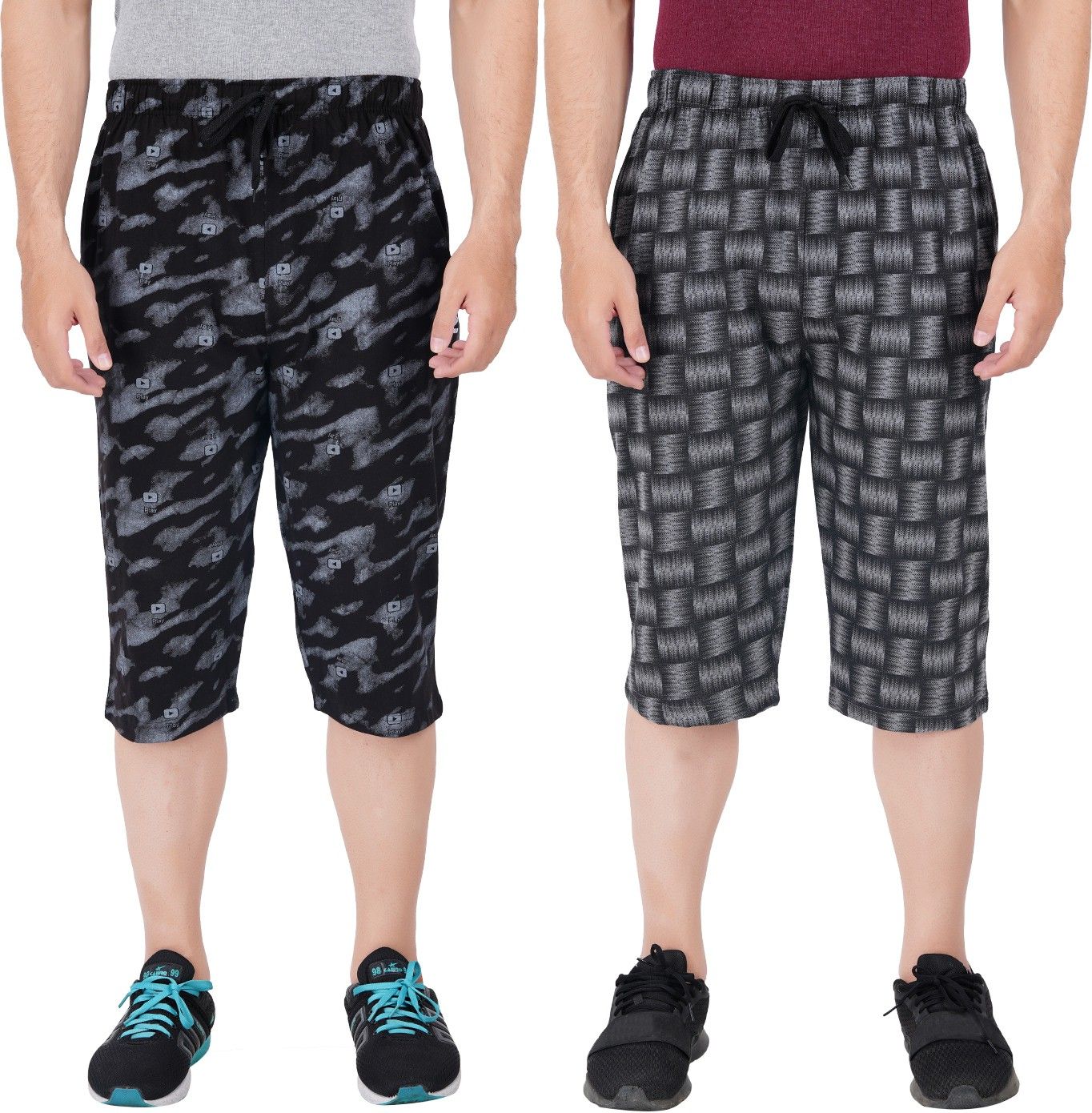 Printed Men Three Fourths