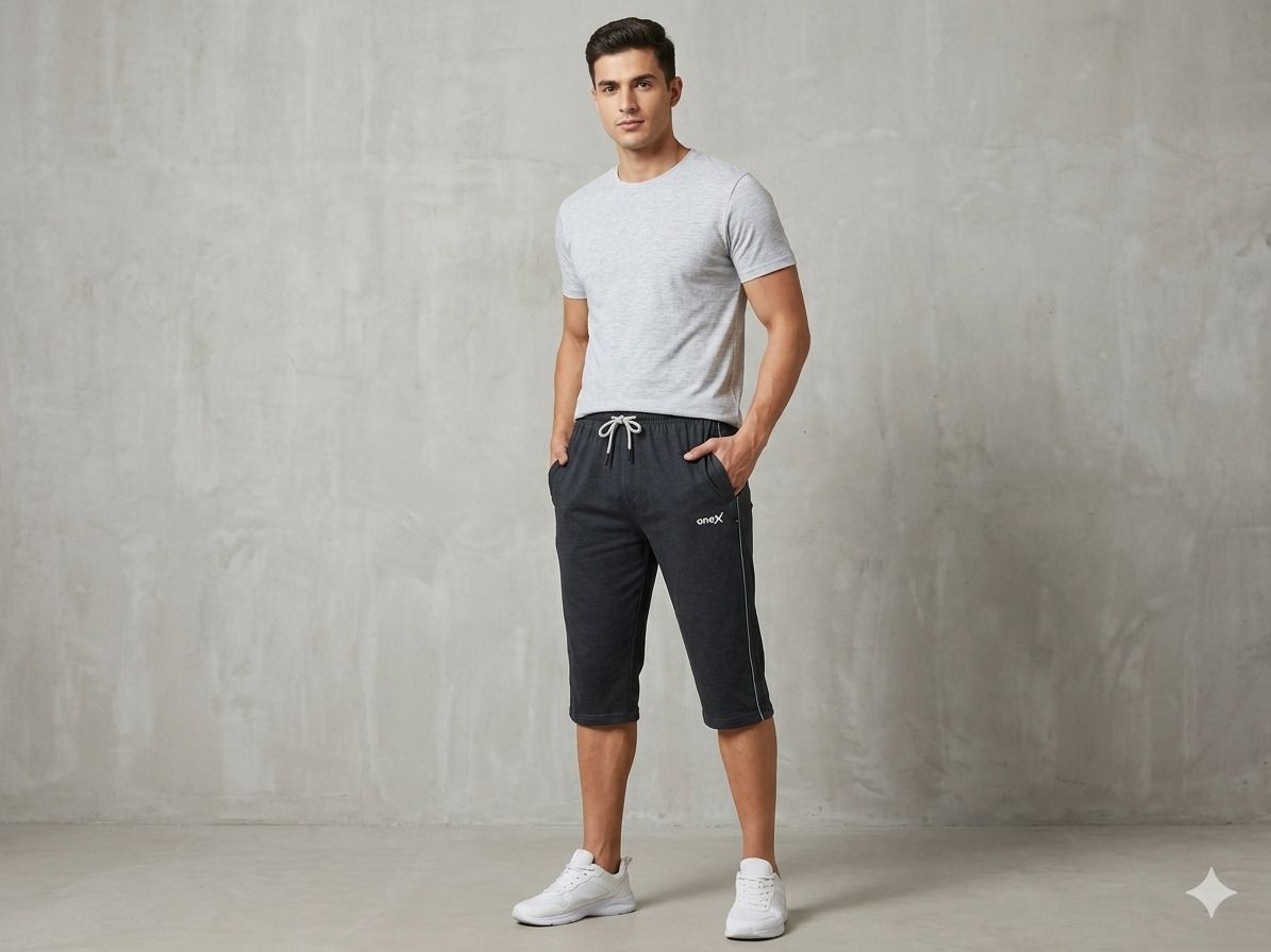 onex Solid Men Three Fourths-picture-23