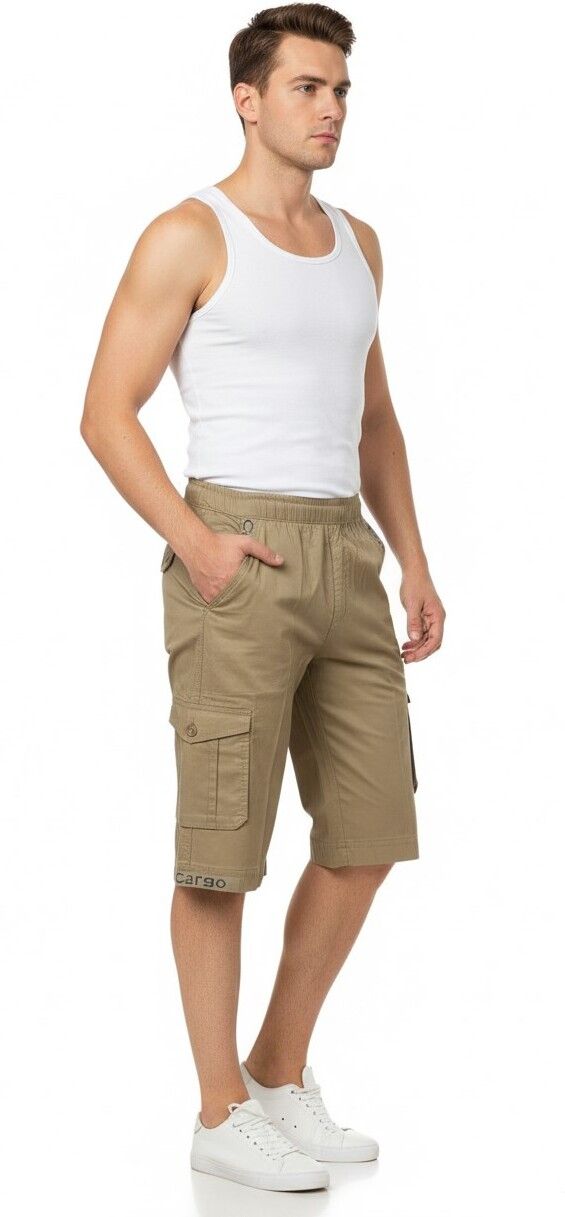 maheen fashion Solid Men Three Fourths-picture-17