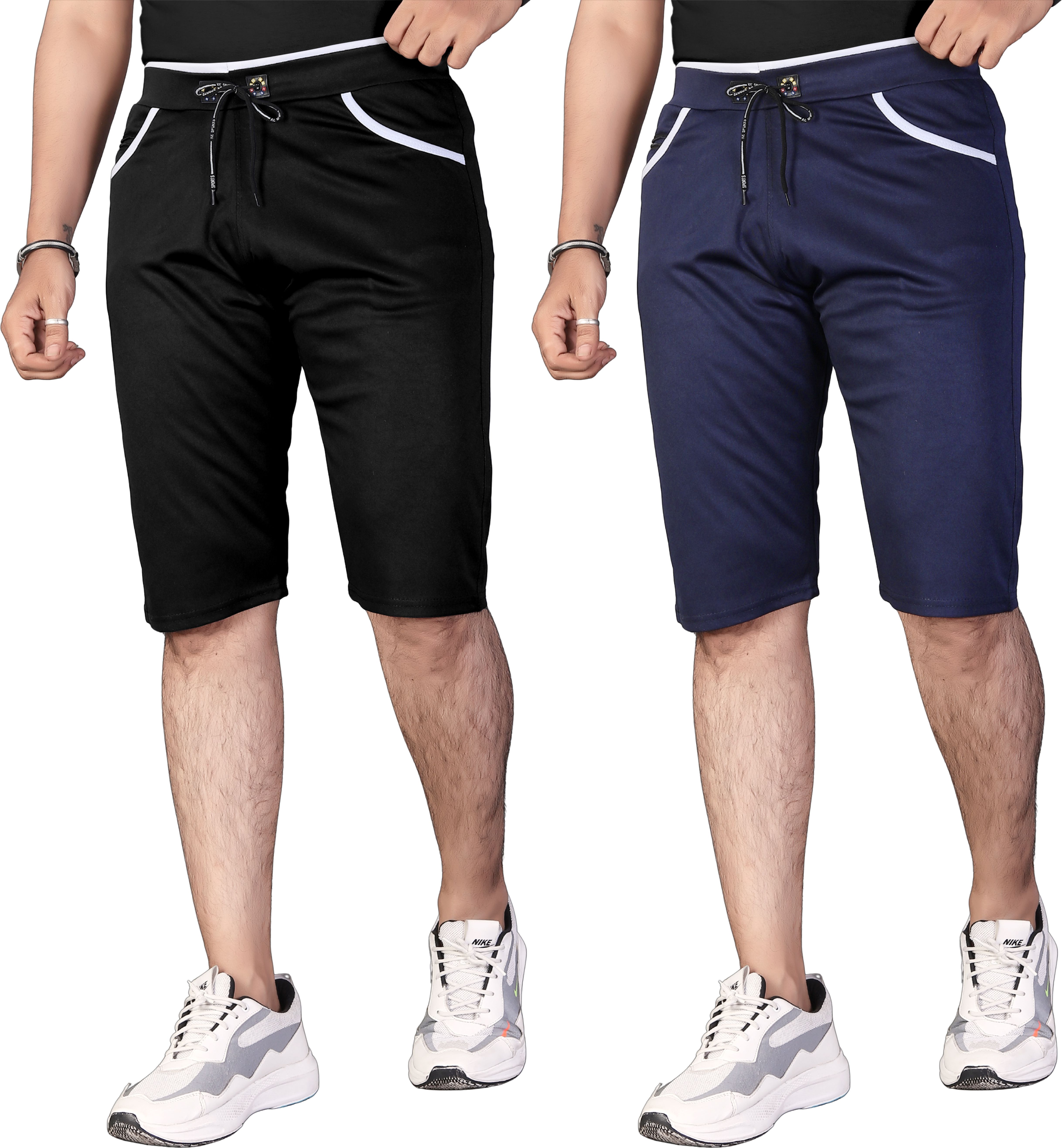 jackmail Solid Men Three Fourths-picture-11