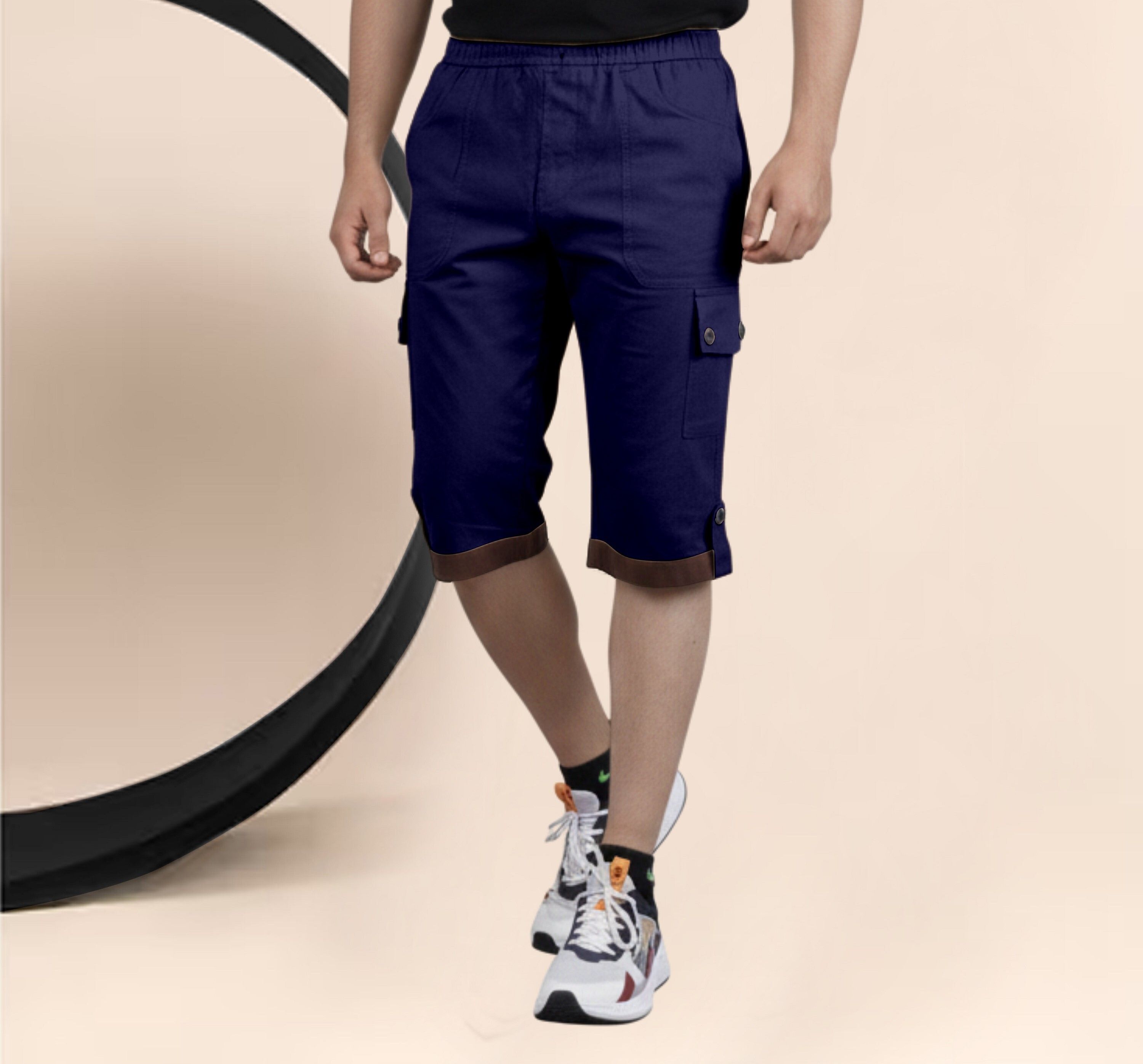 maruti enterprise Solid Men Three Fourths-picture-28