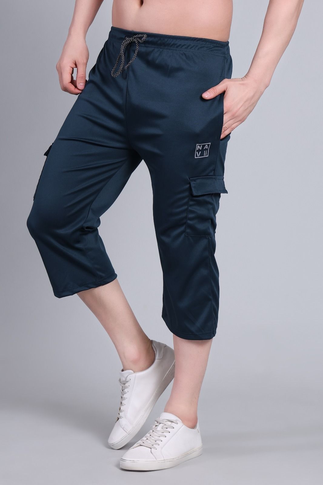 navii Solid Men Three Fourths-picture-36