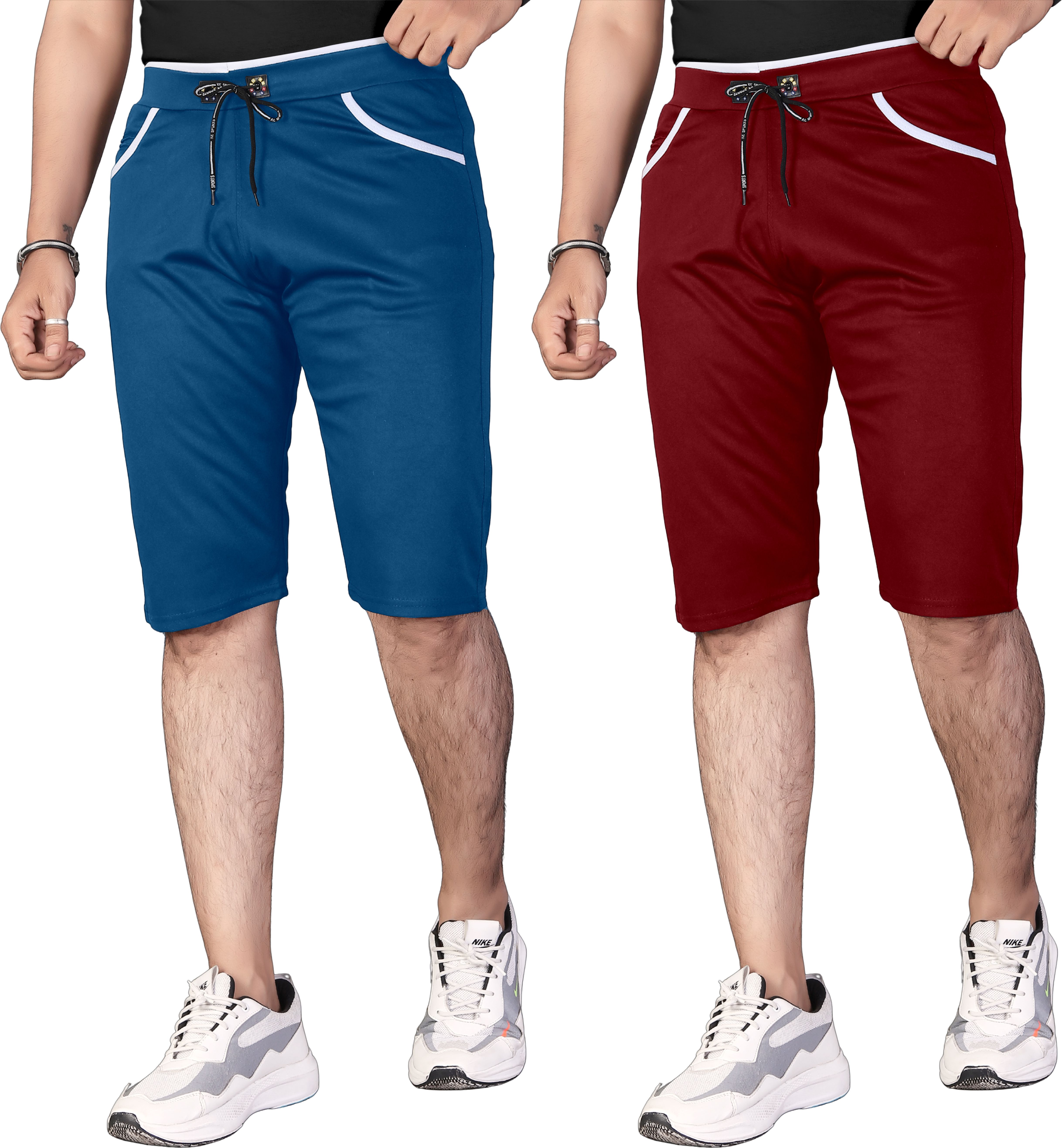 jackmail Solid Men Three Fourths-picture-26