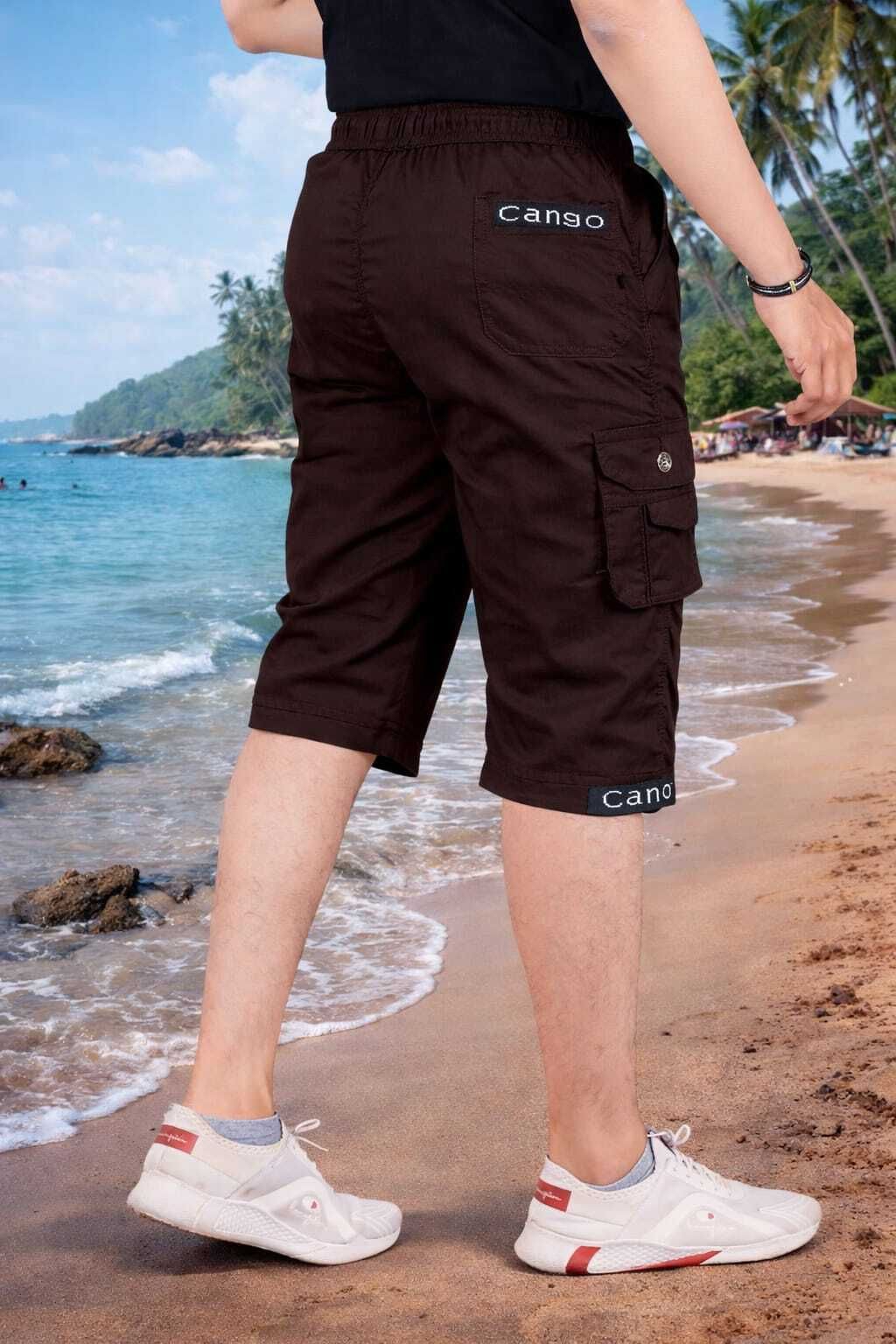 jention Solid Men Three Fourths-picture-22