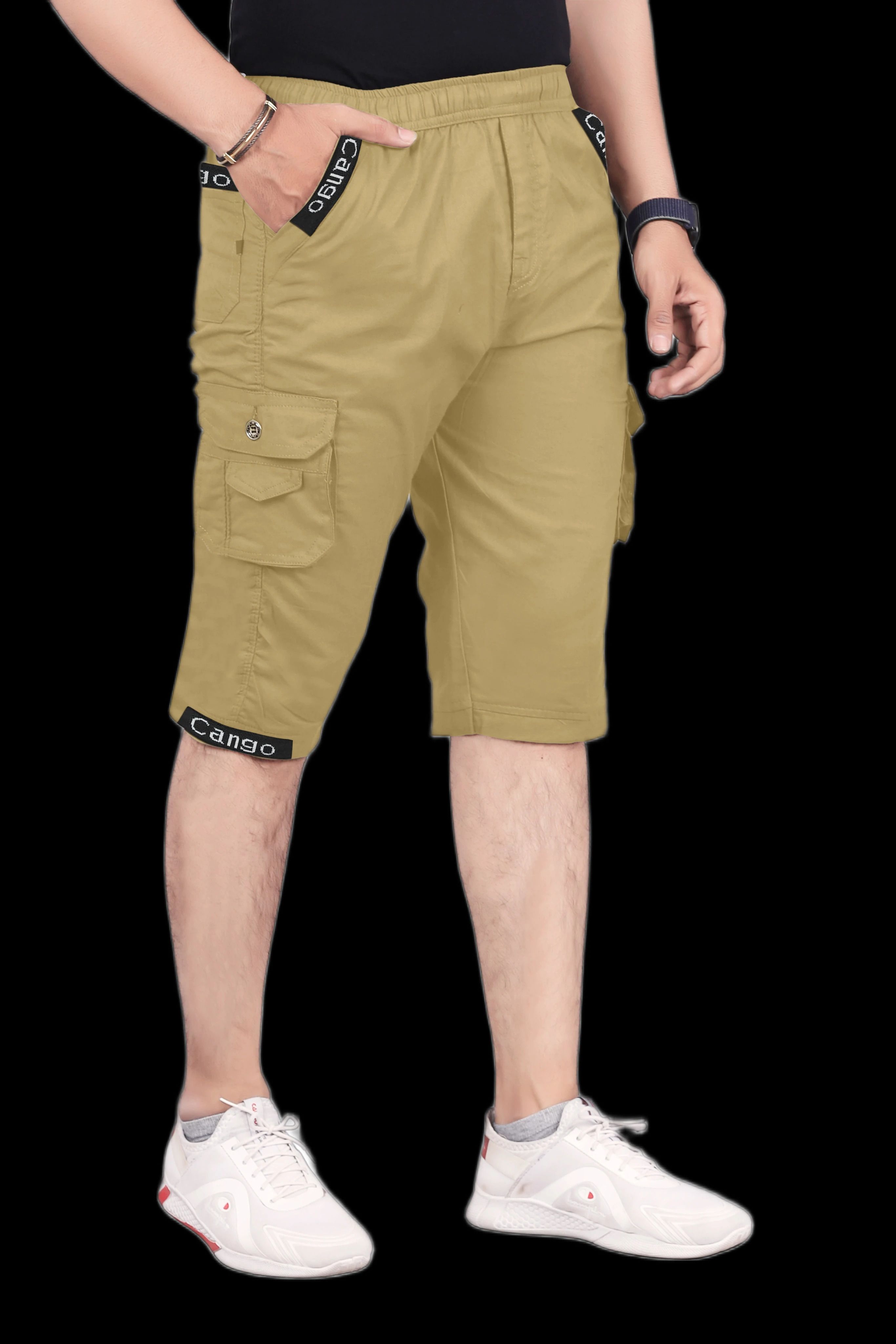 shree yamuna prints Self Design Men Three Fourths-picture-19