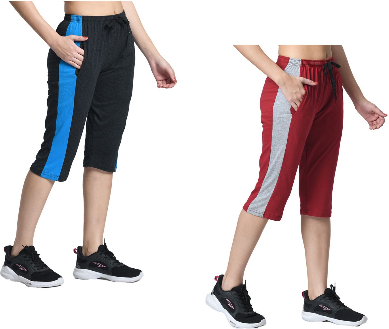 kayu Striped Women Three Fourths-picture-44