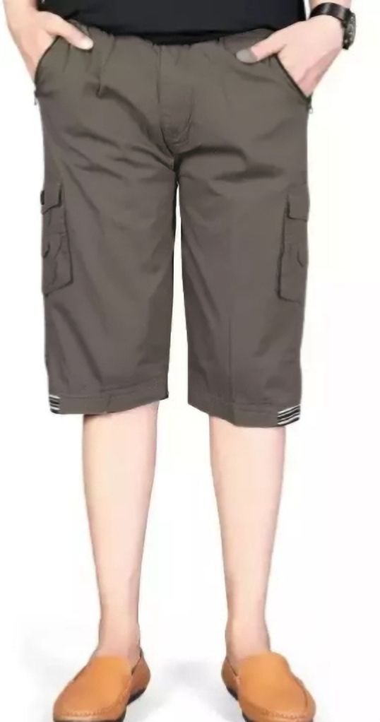 vrajglobal Solid, Self Design Men Three Fourths-picture-10