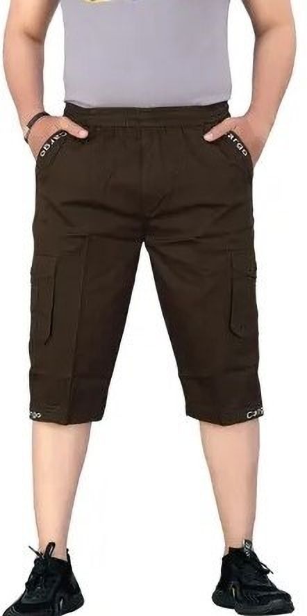 dhanani creation Solid Men Three Fourths-picture-45