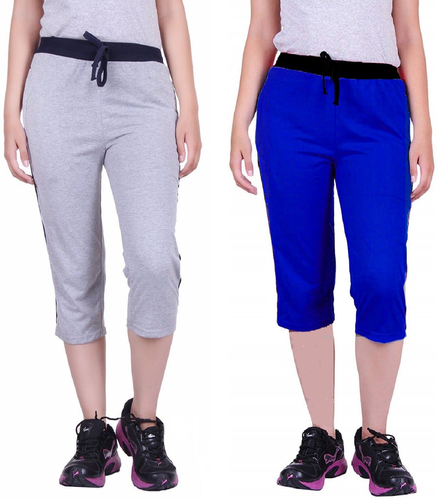 feelblue Solid Women Three Fourths-picture-27