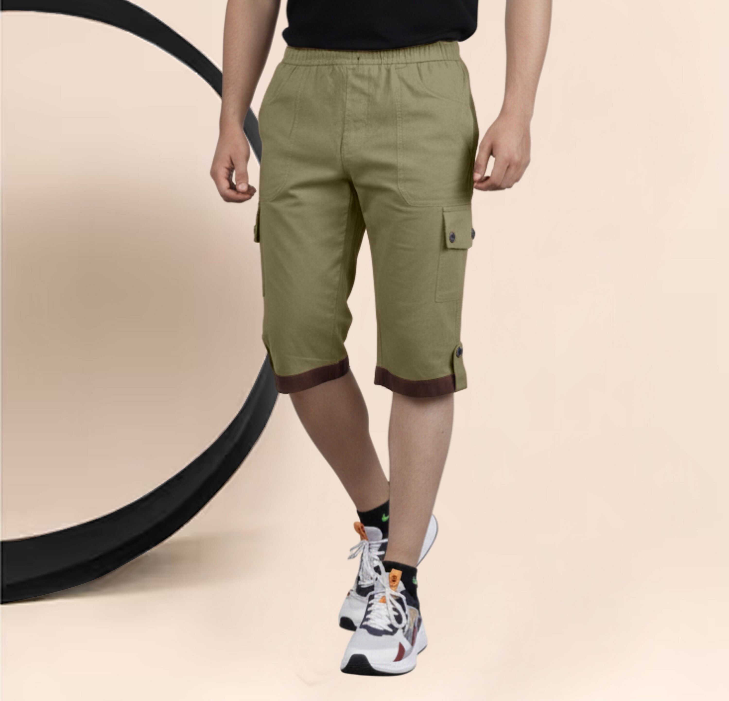 maruti enterprise Solid Men Three Fourths-picture-12