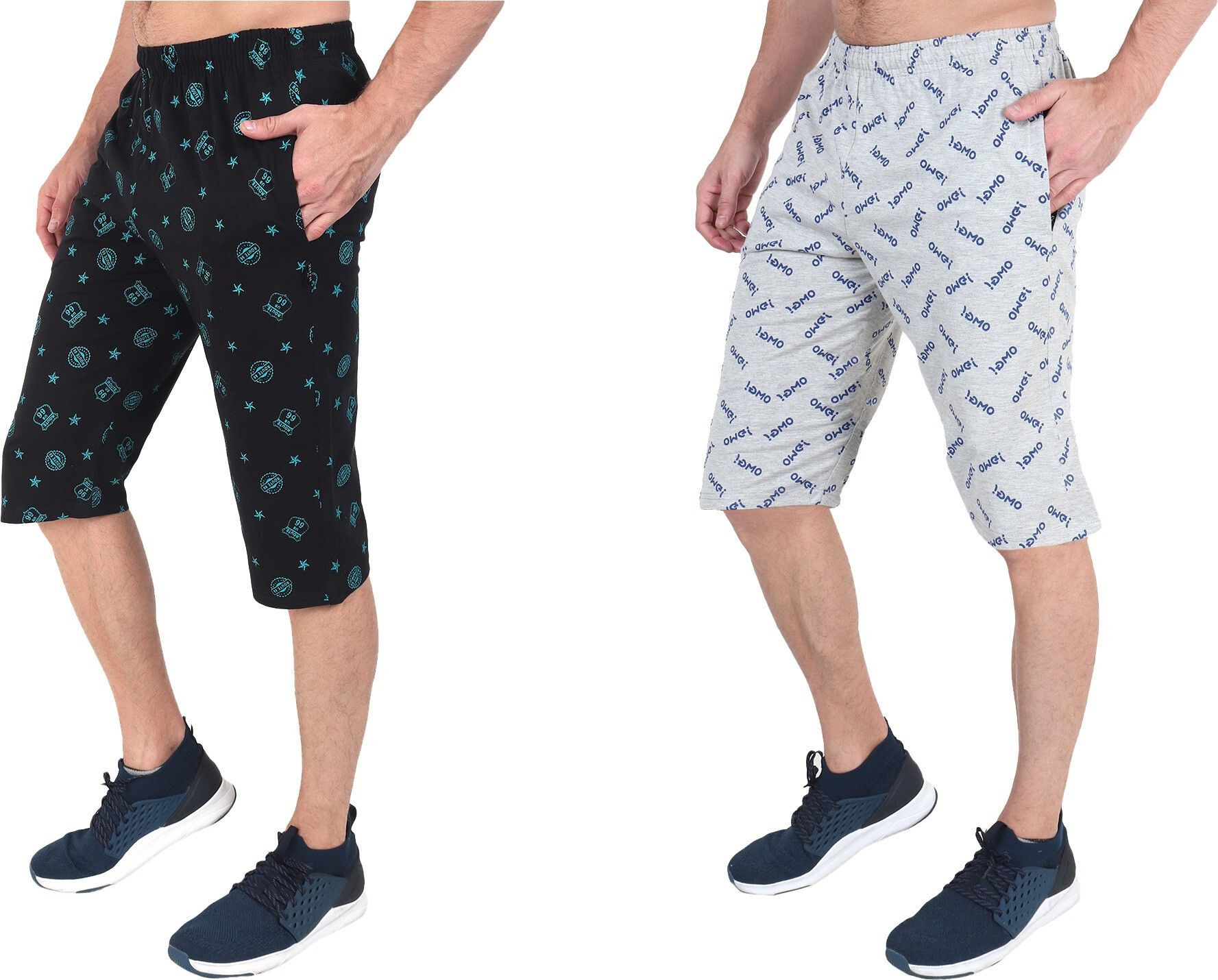zeffit Printed Men Three Fourths-picture-19