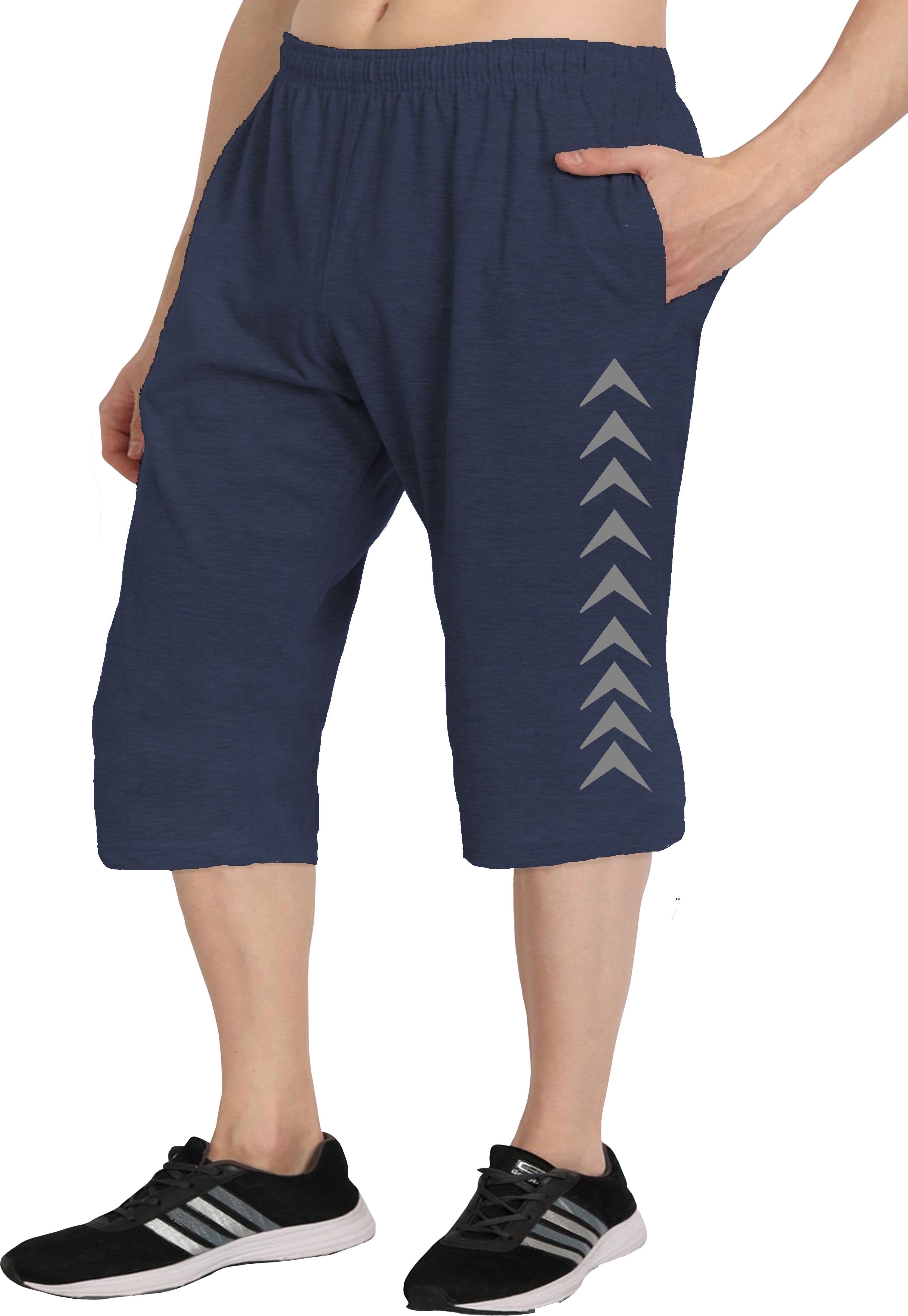 west gate clothing Solid Men Three Fourths-picture-27