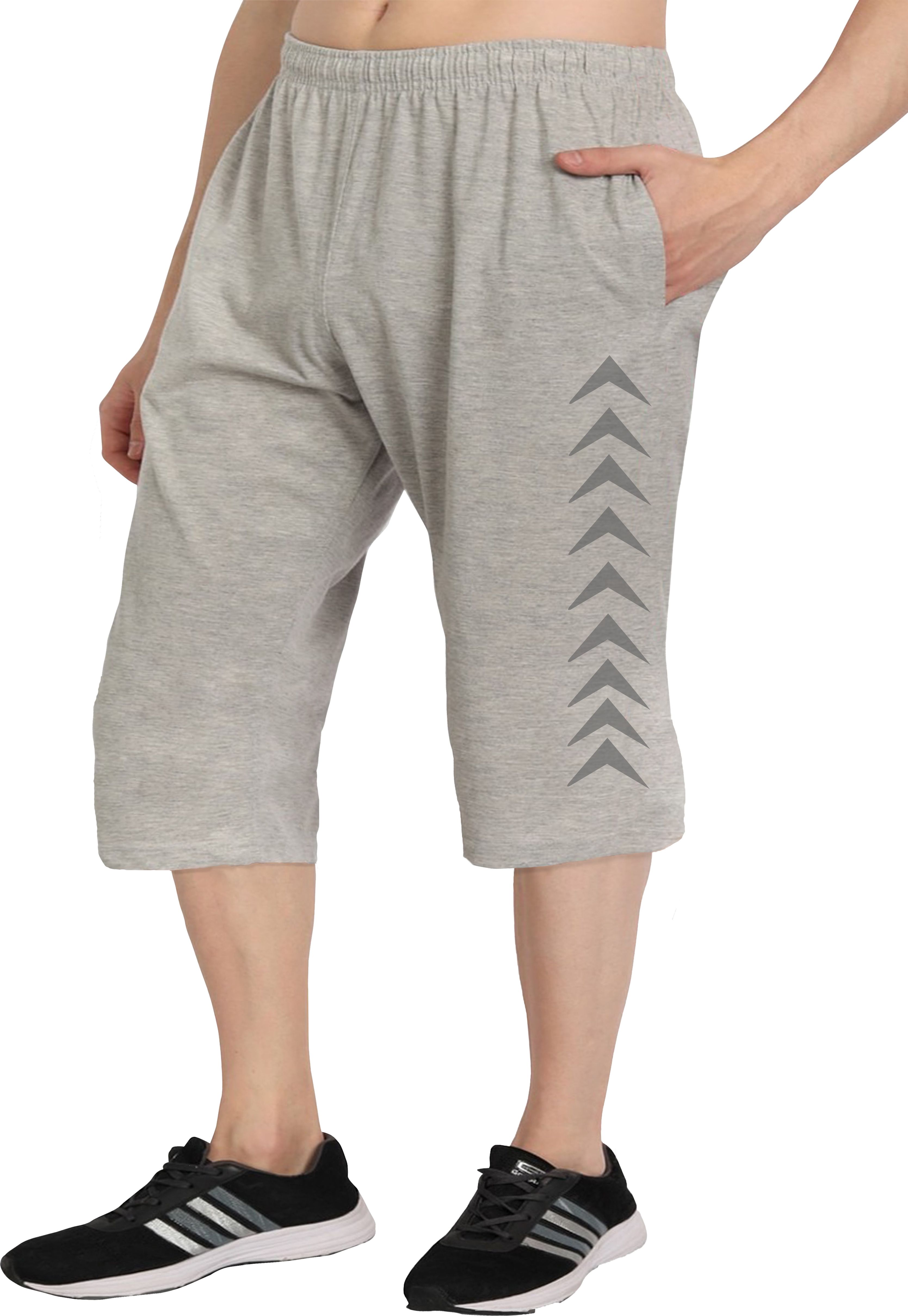 west gate clothing Solid Men Three Fourths-picture-36