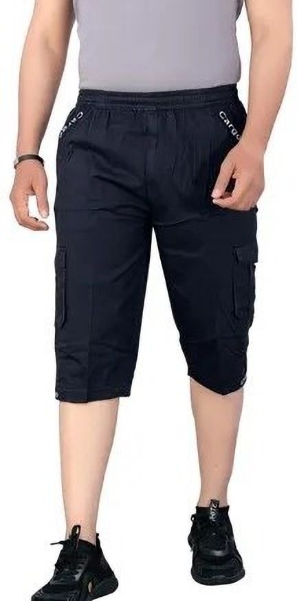 dhanani creation Solid Men Three Fourths-picture-43