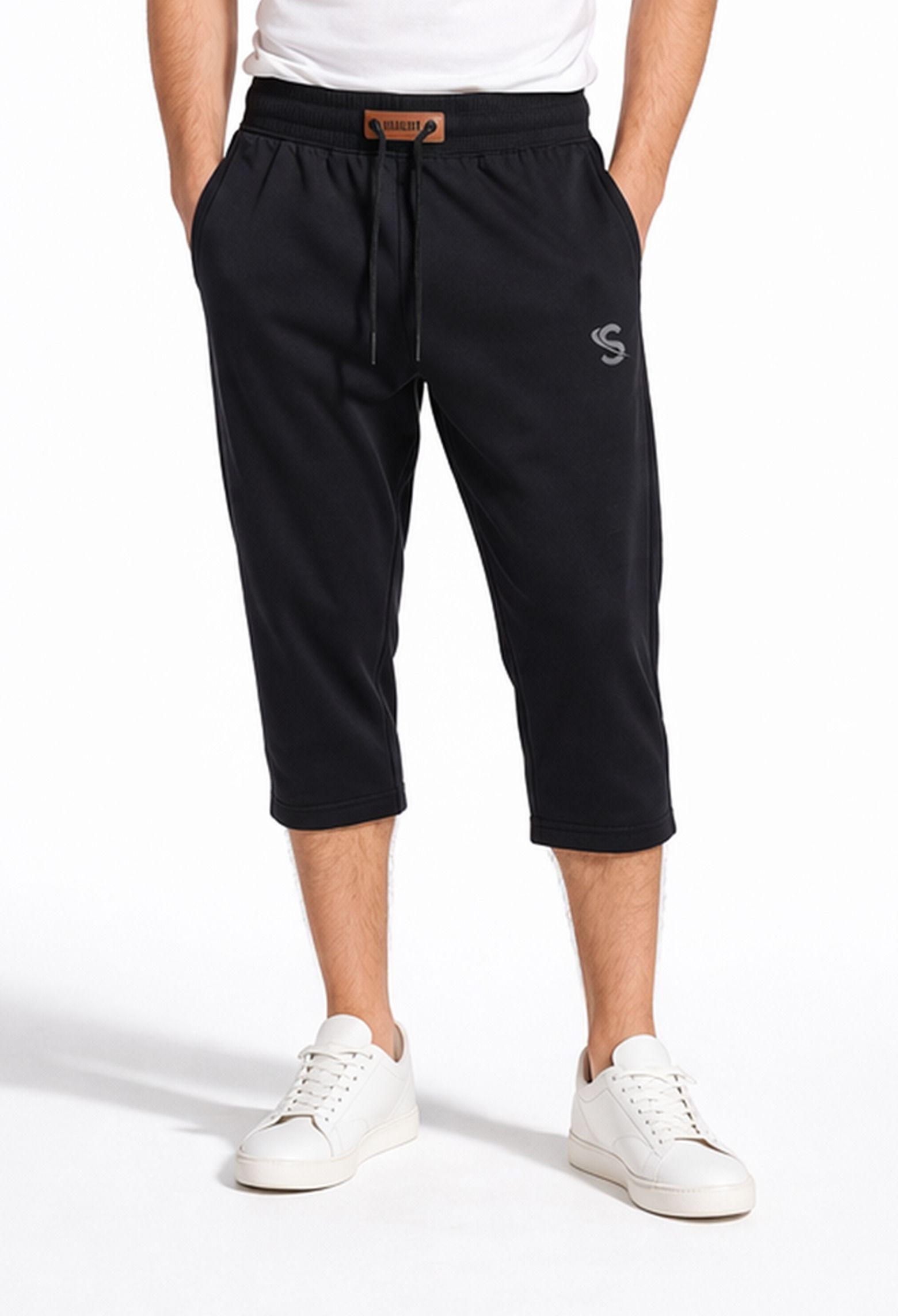 anshgarments Solid Men Three Fourths-picture-13
