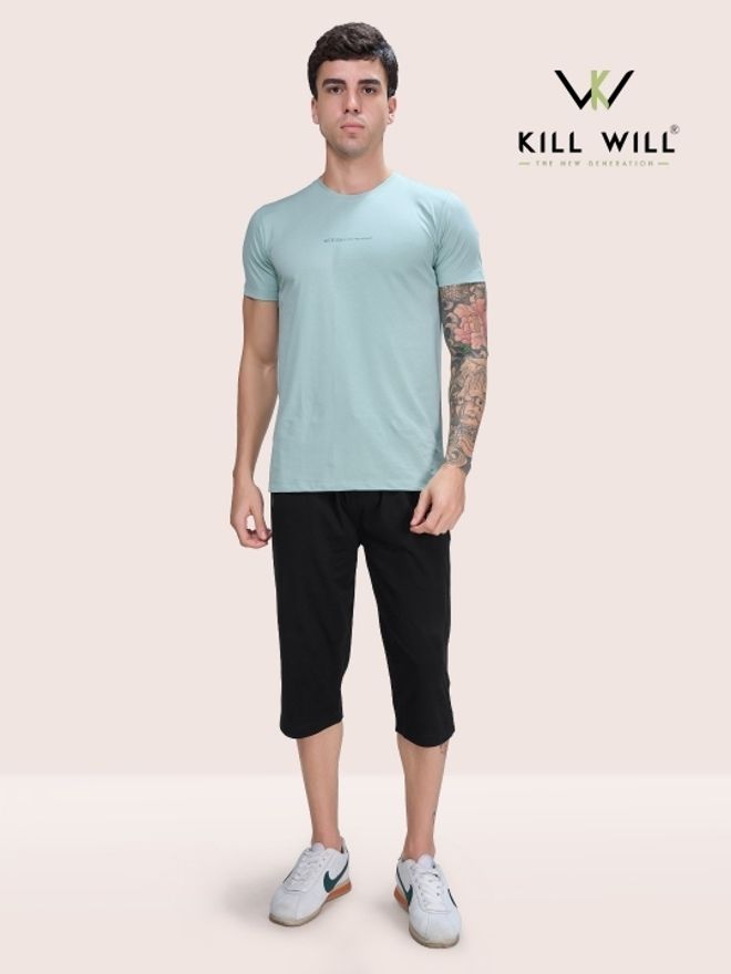 killwill Striped Men Three Fourths-picture-45