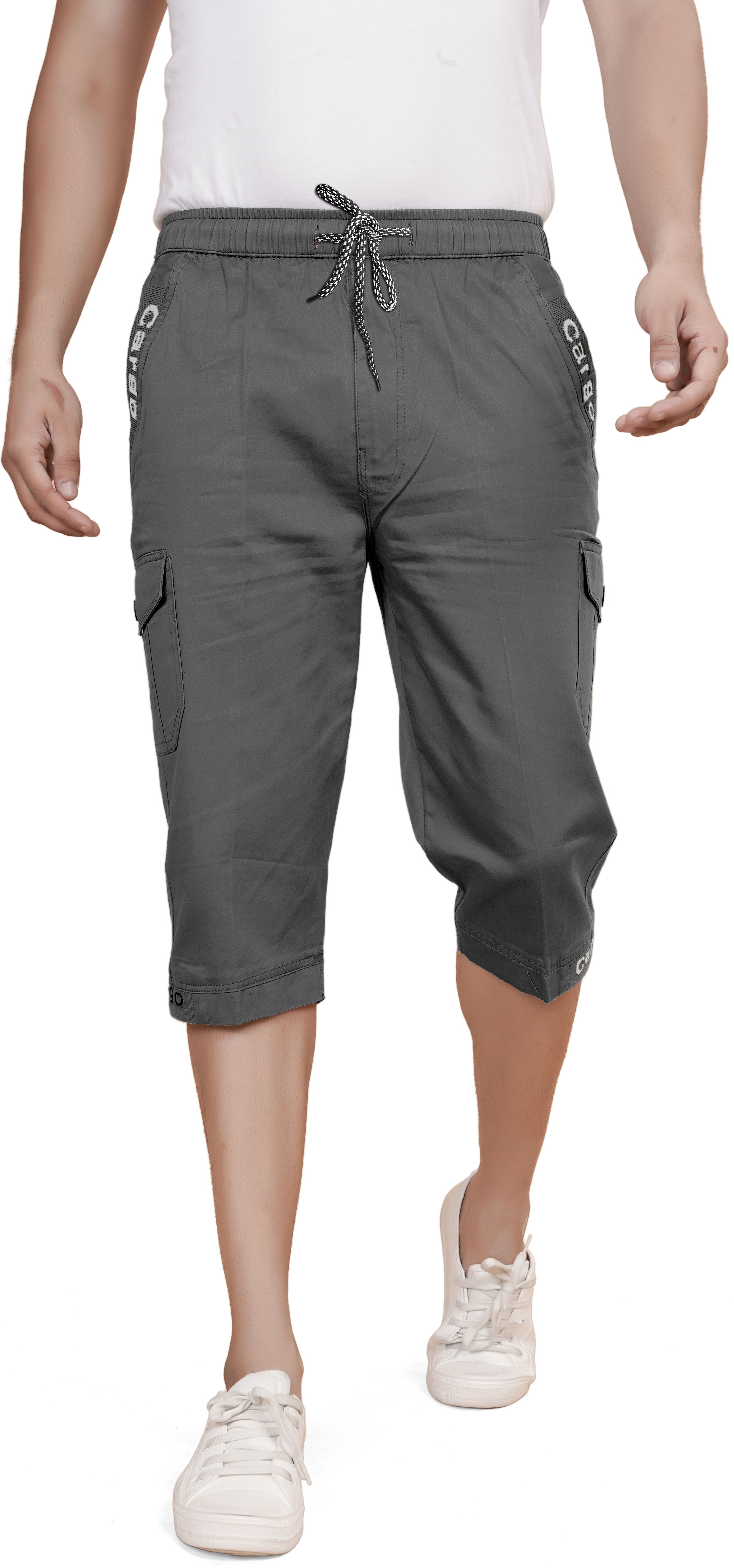 krd fashion Solid Men Three Fourths-picture-27