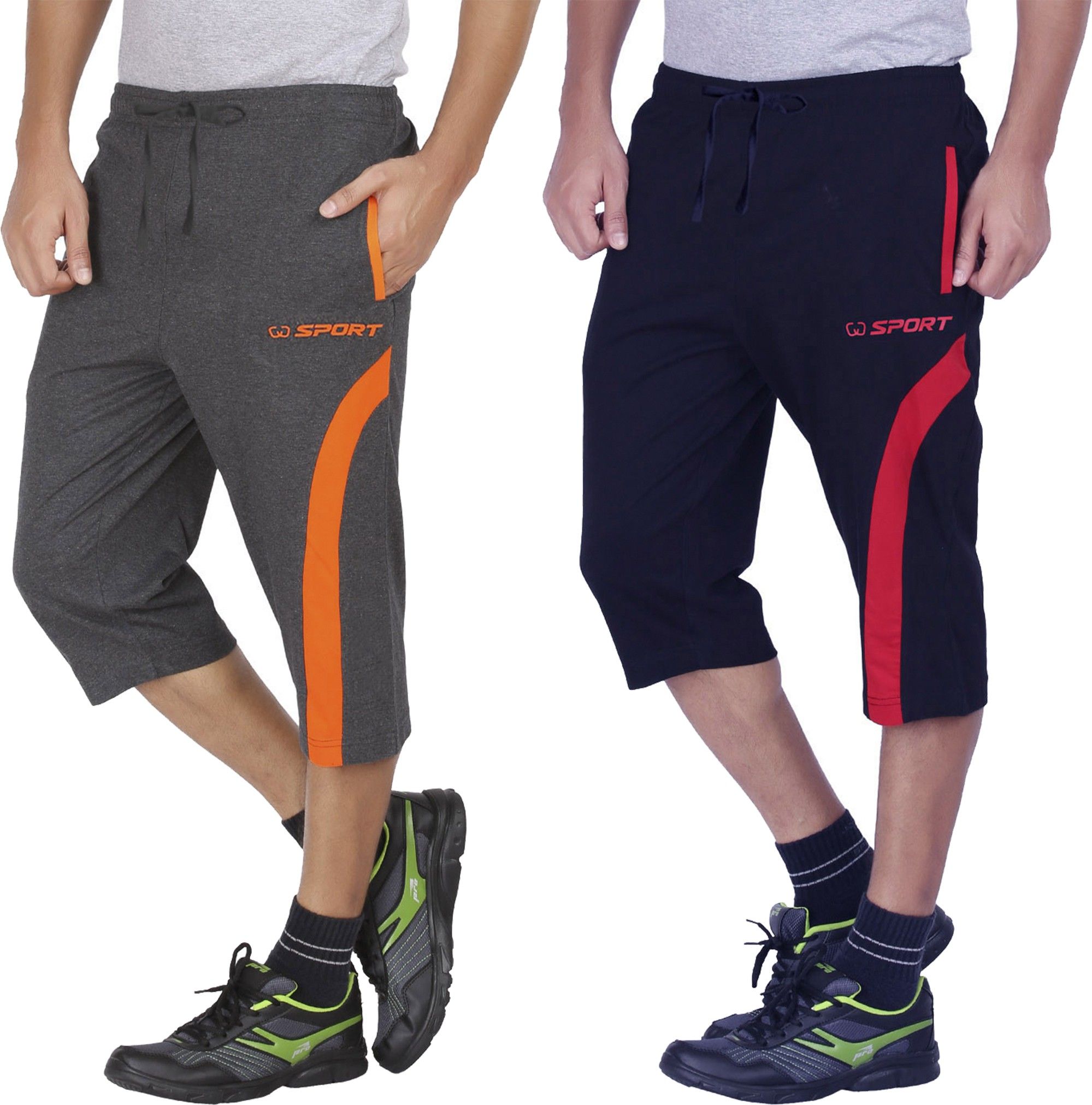 Striped Men Three Fourths