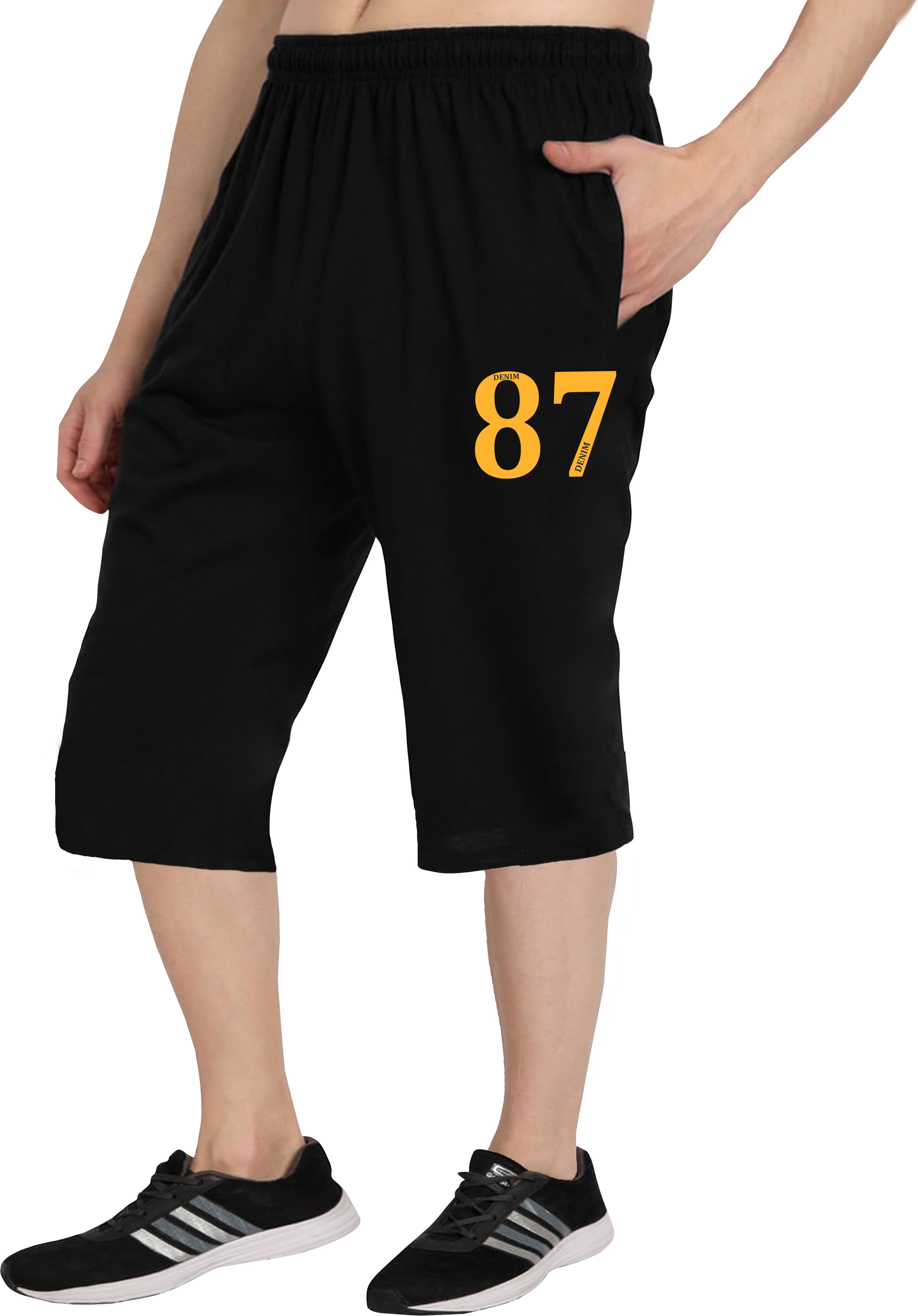 west gate clothing Solid, Printed Men Three Fourths-picture-18