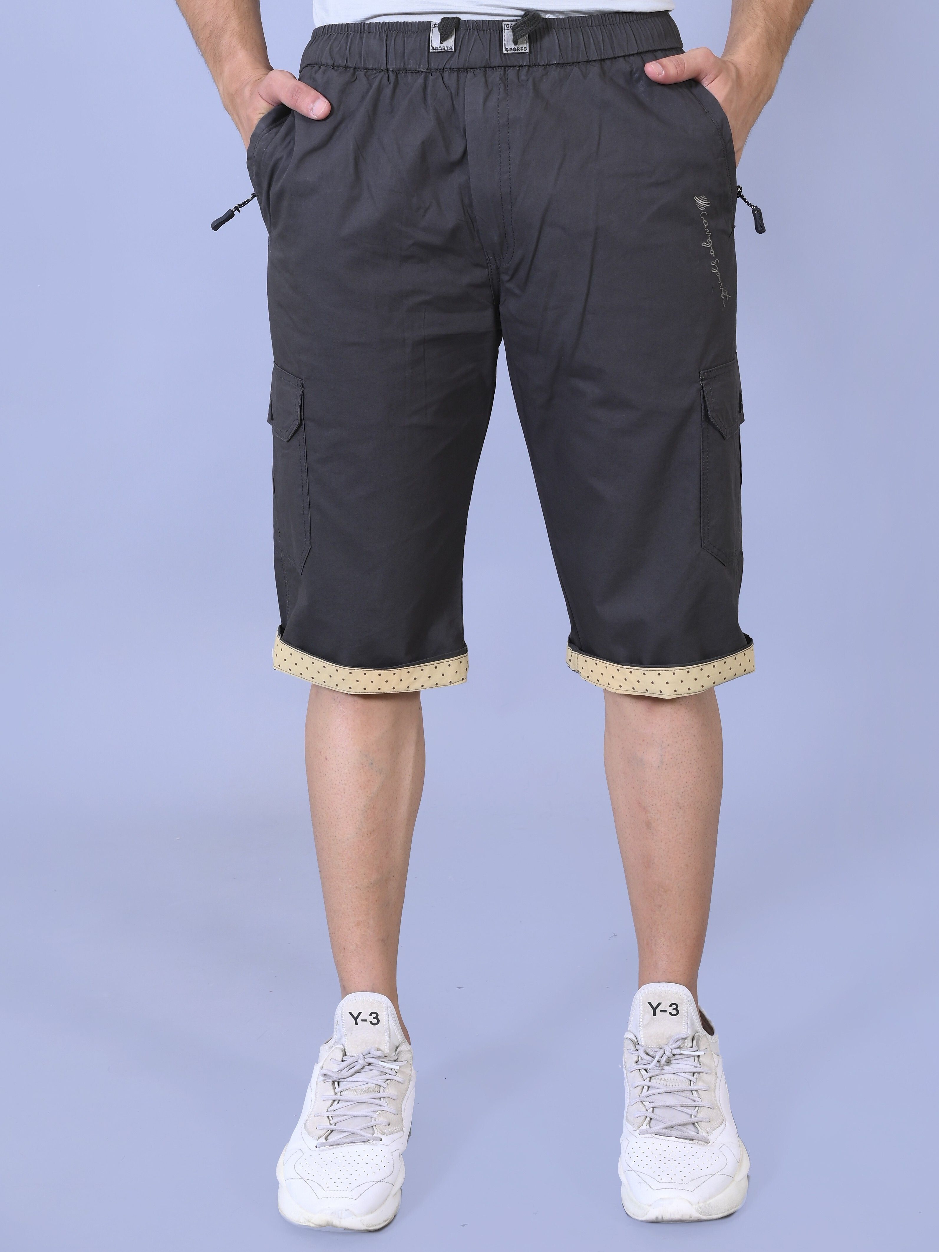 cargo sports Solid Men Three Fourths-picture-20
