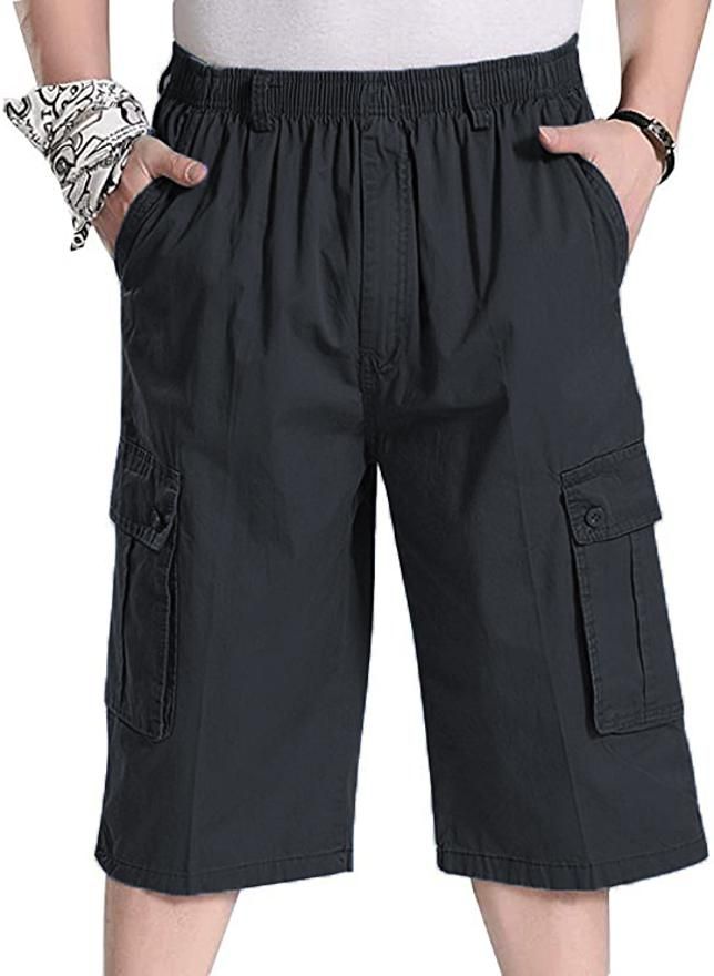 Solid Men Denim Three Fourths-image-2