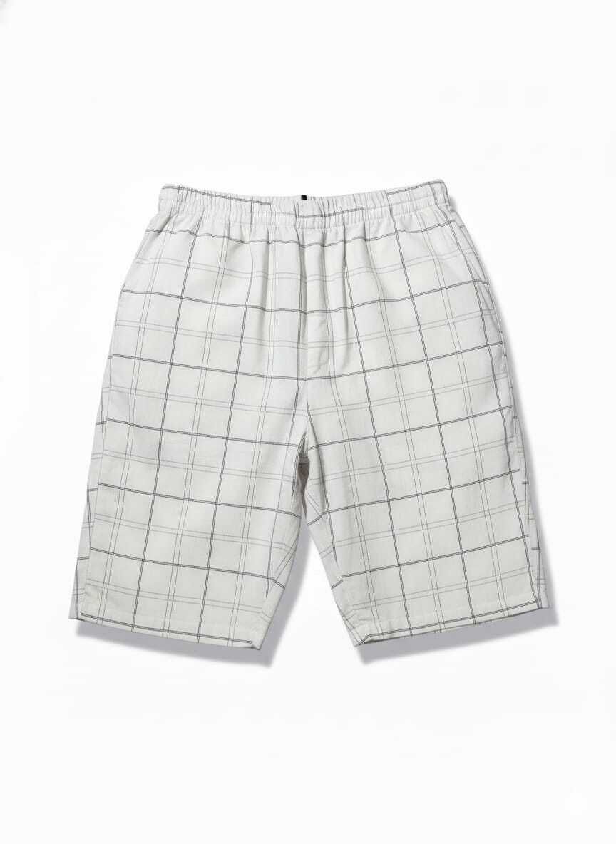 zupeya Checkered Men Three Fourths-picture-0