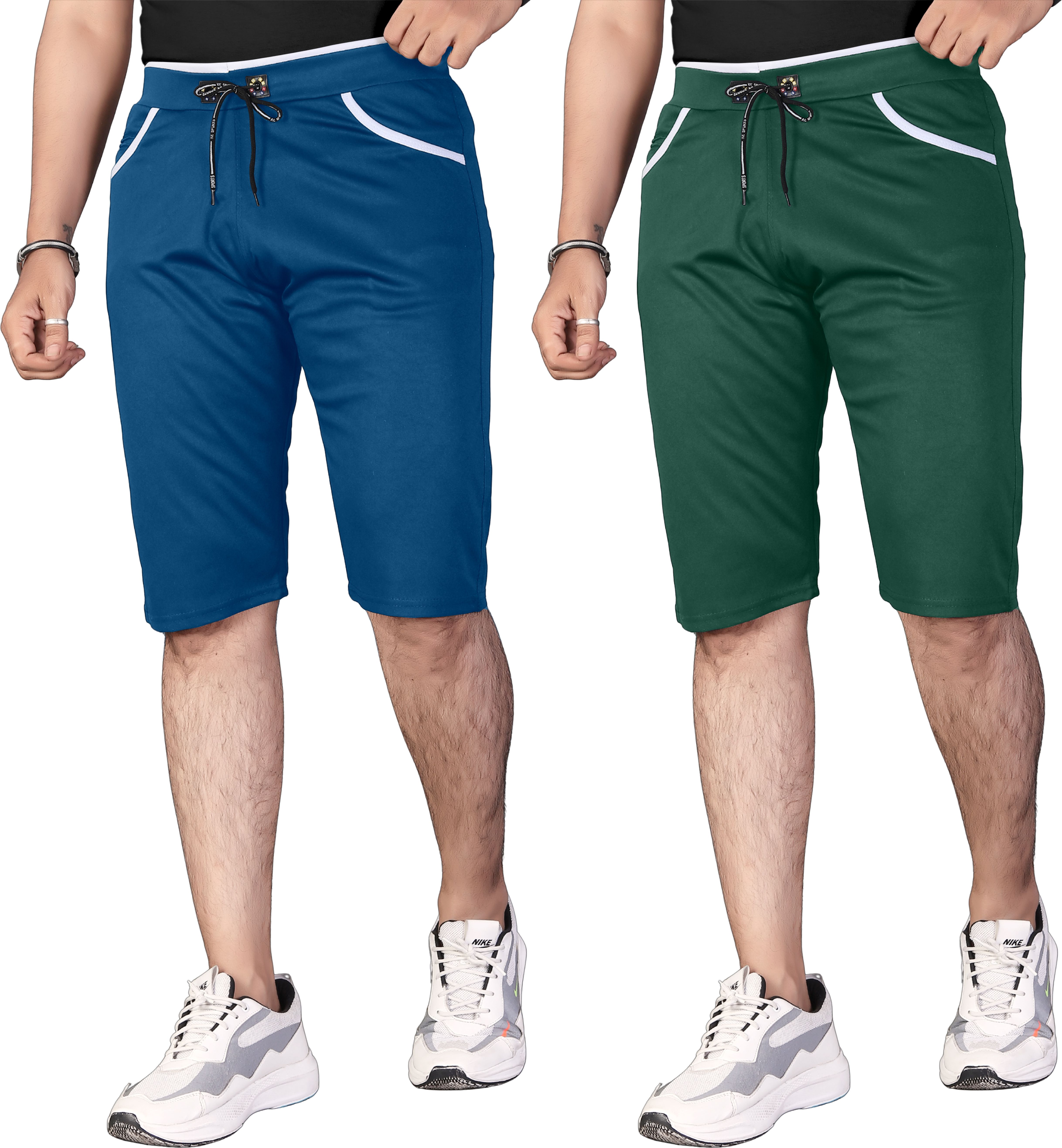 jackmail Solid Men Three Fourths-picture-12