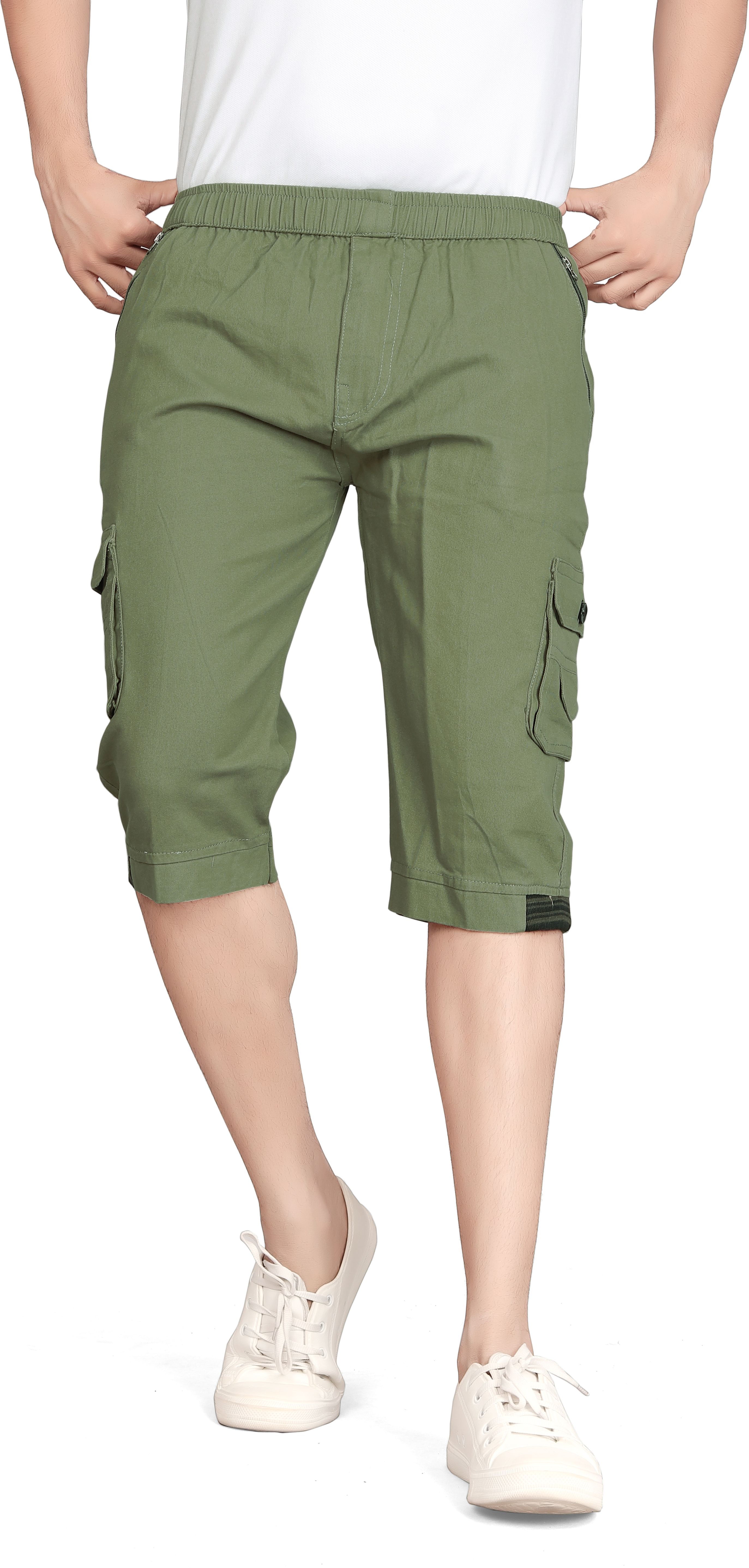 aditya trade link Solid Men Three Fourths-picture-28