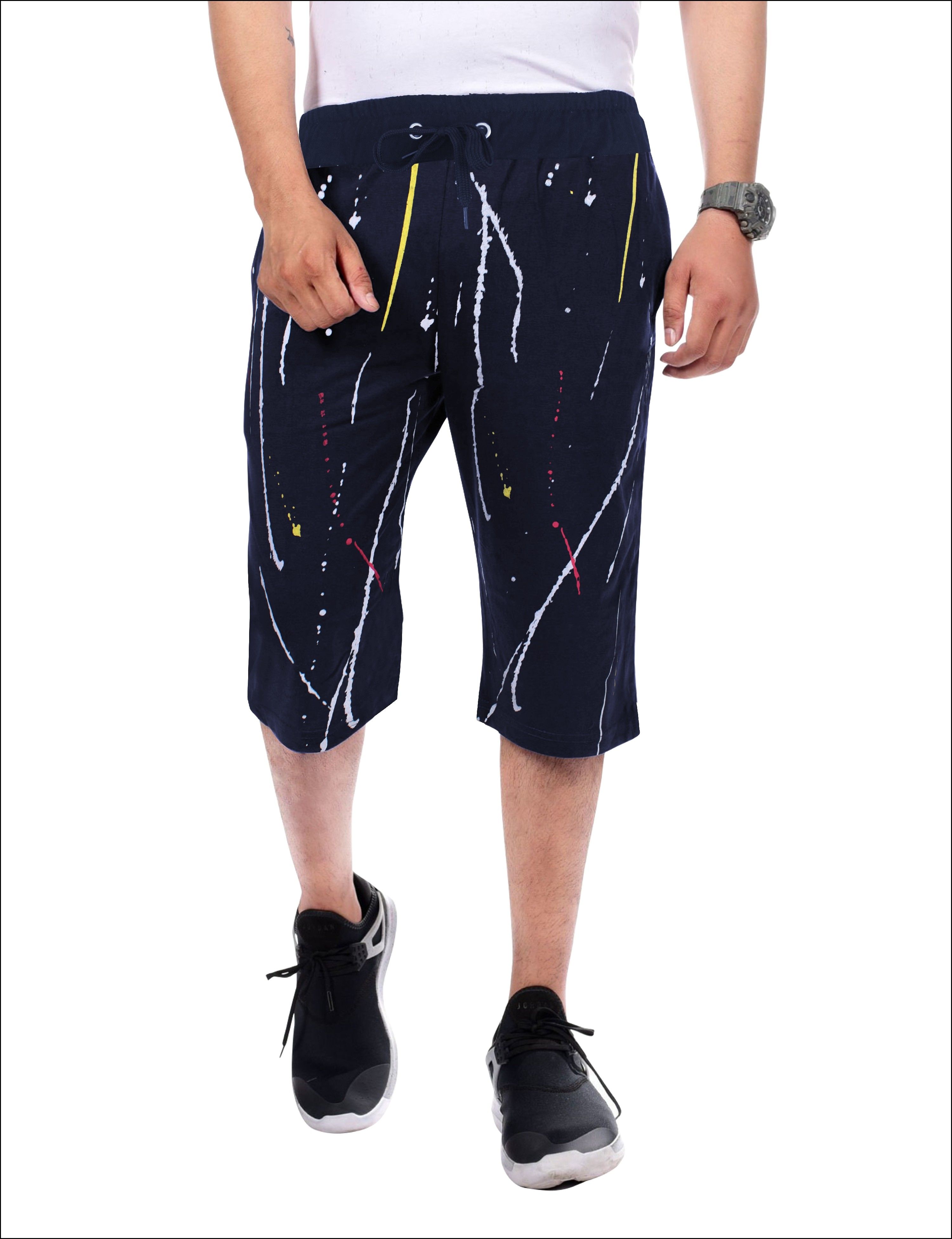 nd fashion styles Printed Men Three Fourths-picture-14