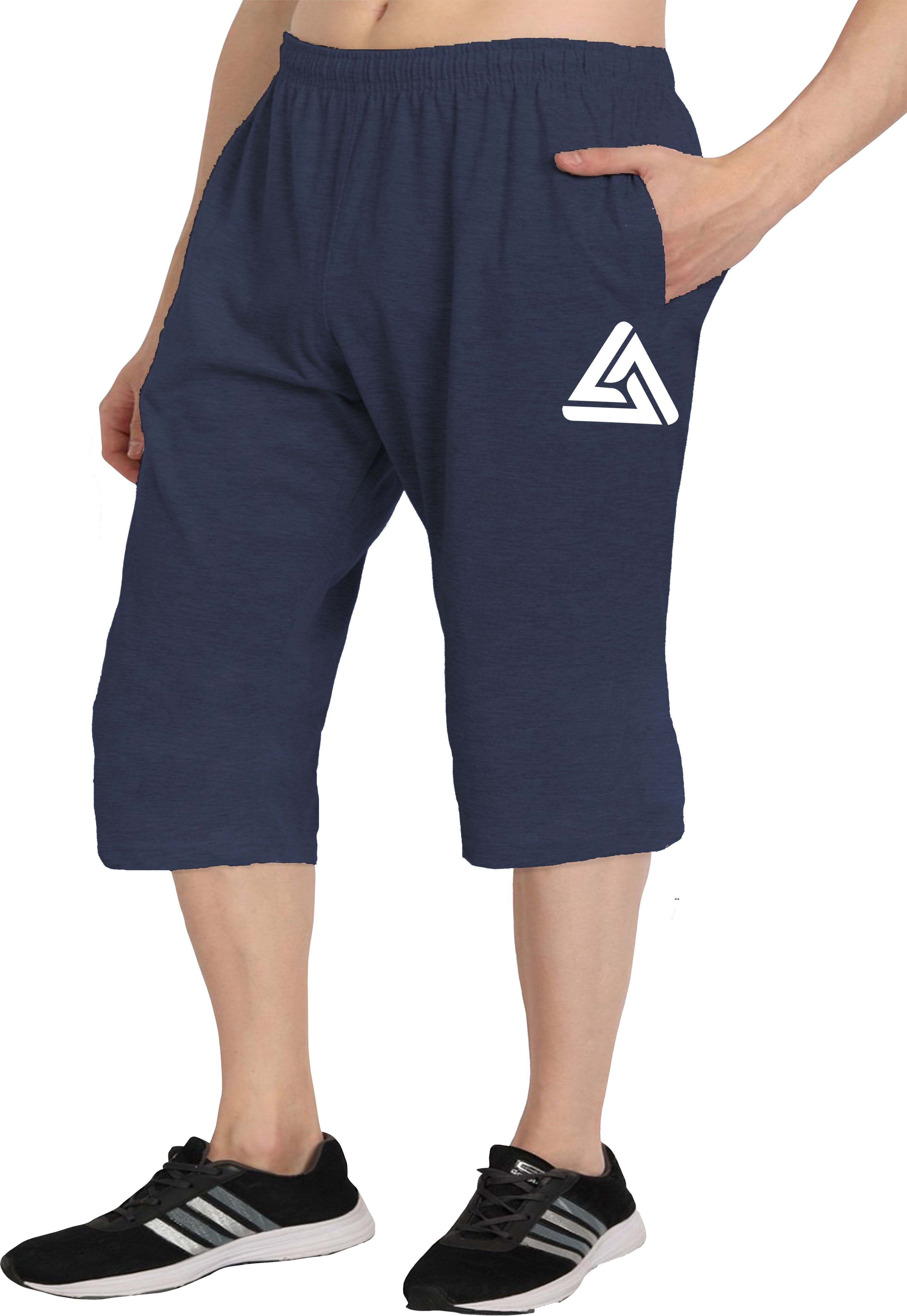 west gate clothing Solid, Printed Men Three Fourths-picture-16