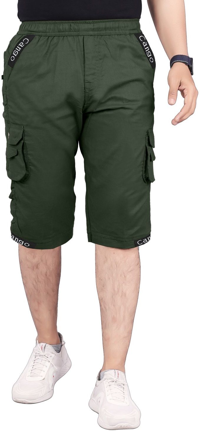balvik fashion Solid Men Three Fourths-picture-38