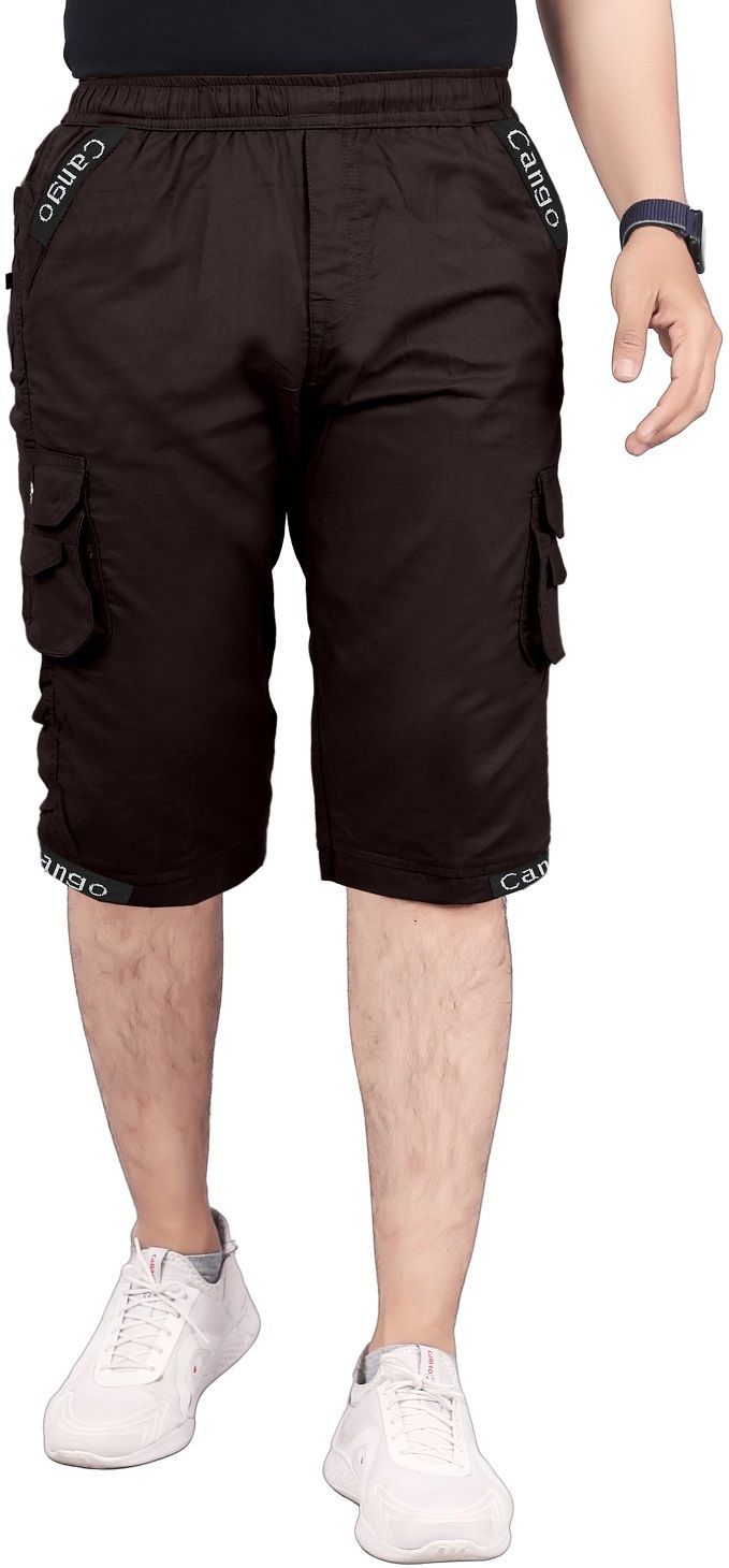 balvik fashion Solid Men Three Fourths-picture-14