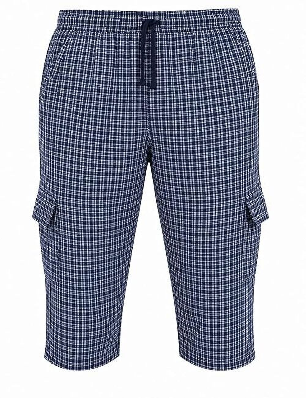 Checkered Men Three Fourths-image-5