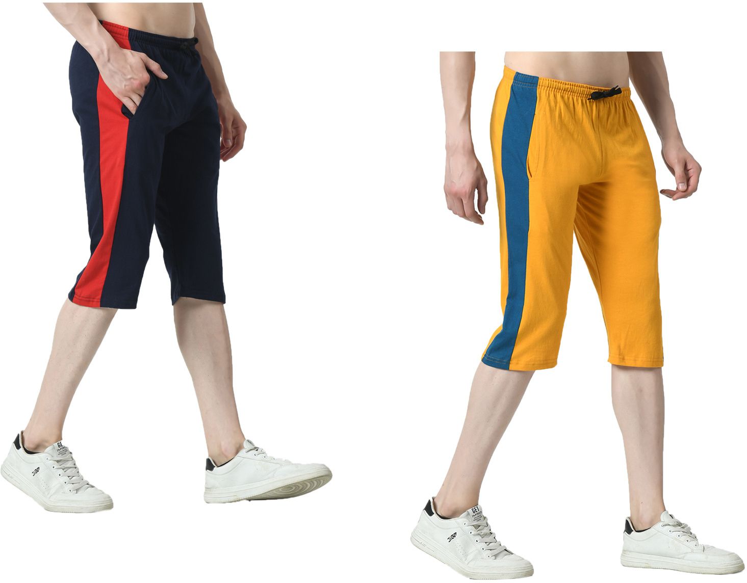 kayu Striped Men Three Fourths-picture-37