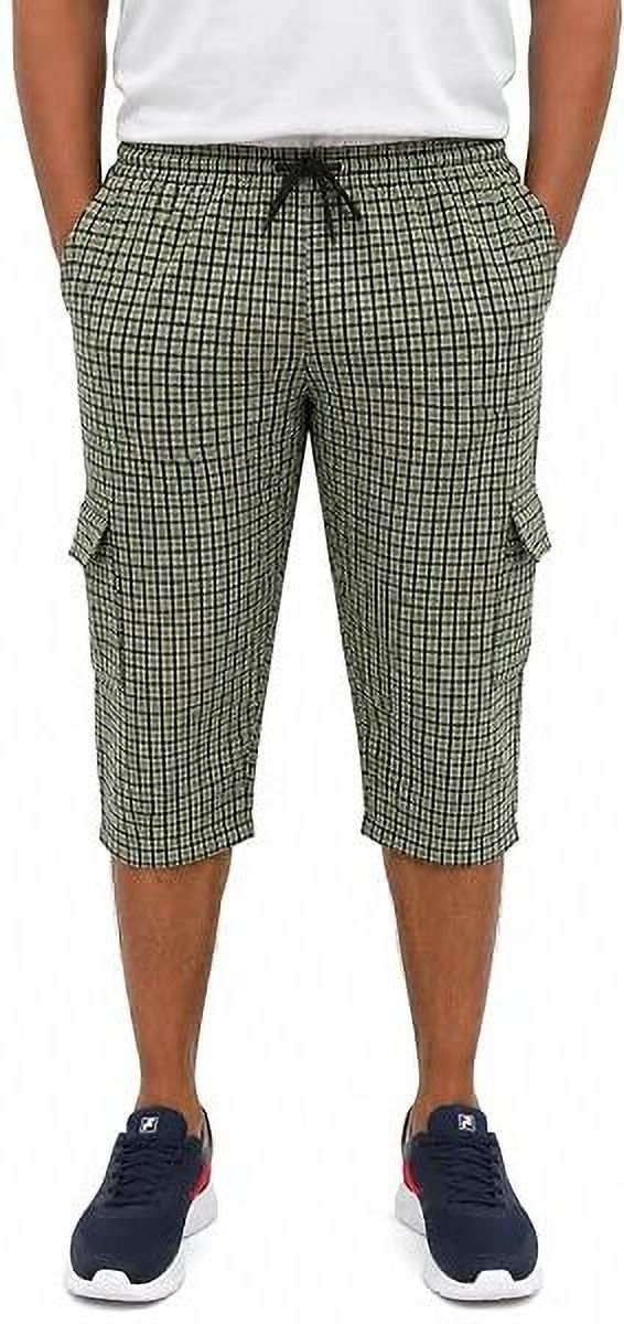 finefashion Checkered Men Three Fourths-picture-48