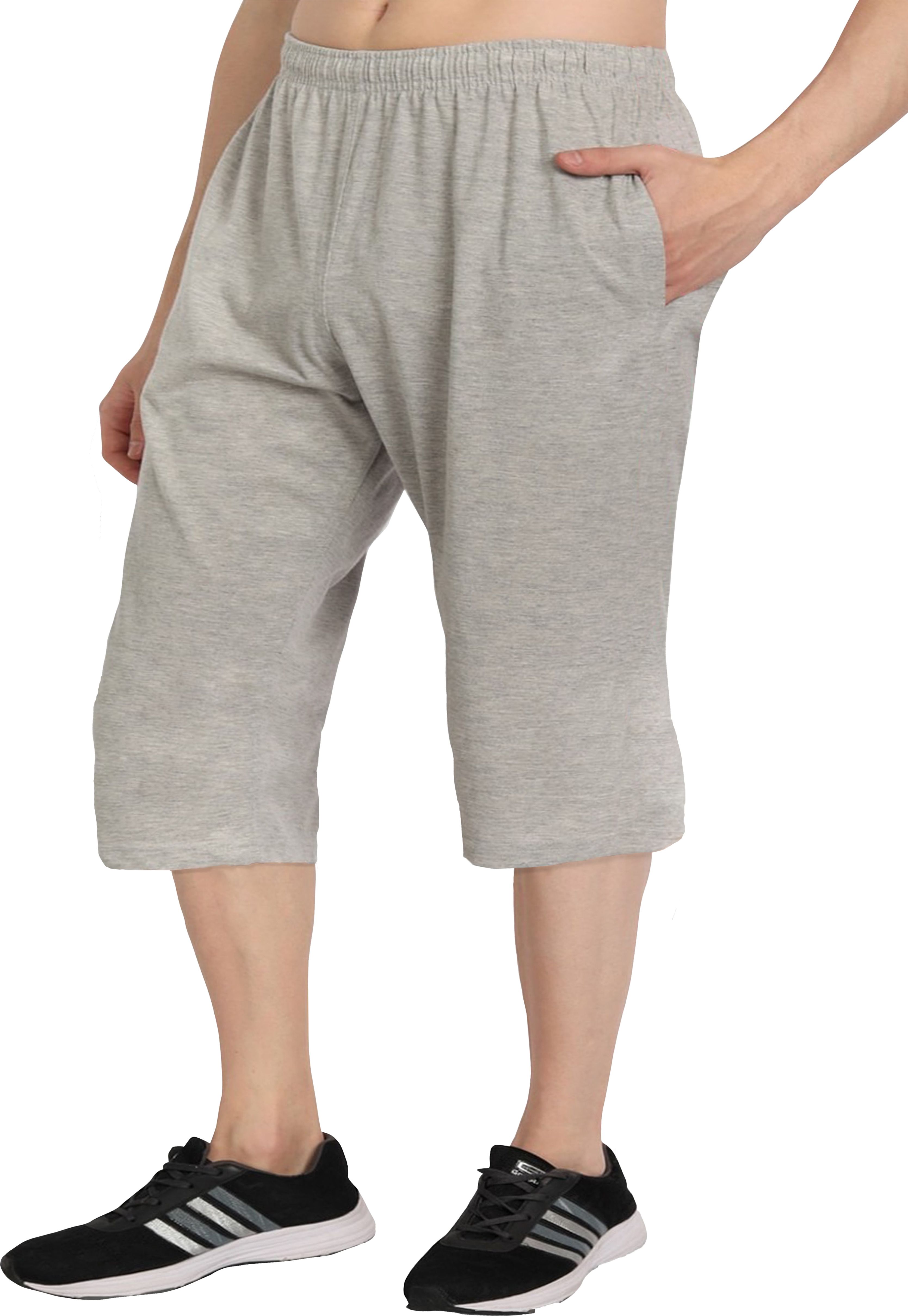 west gate clothing Solid Men Three Fourths-picture-39