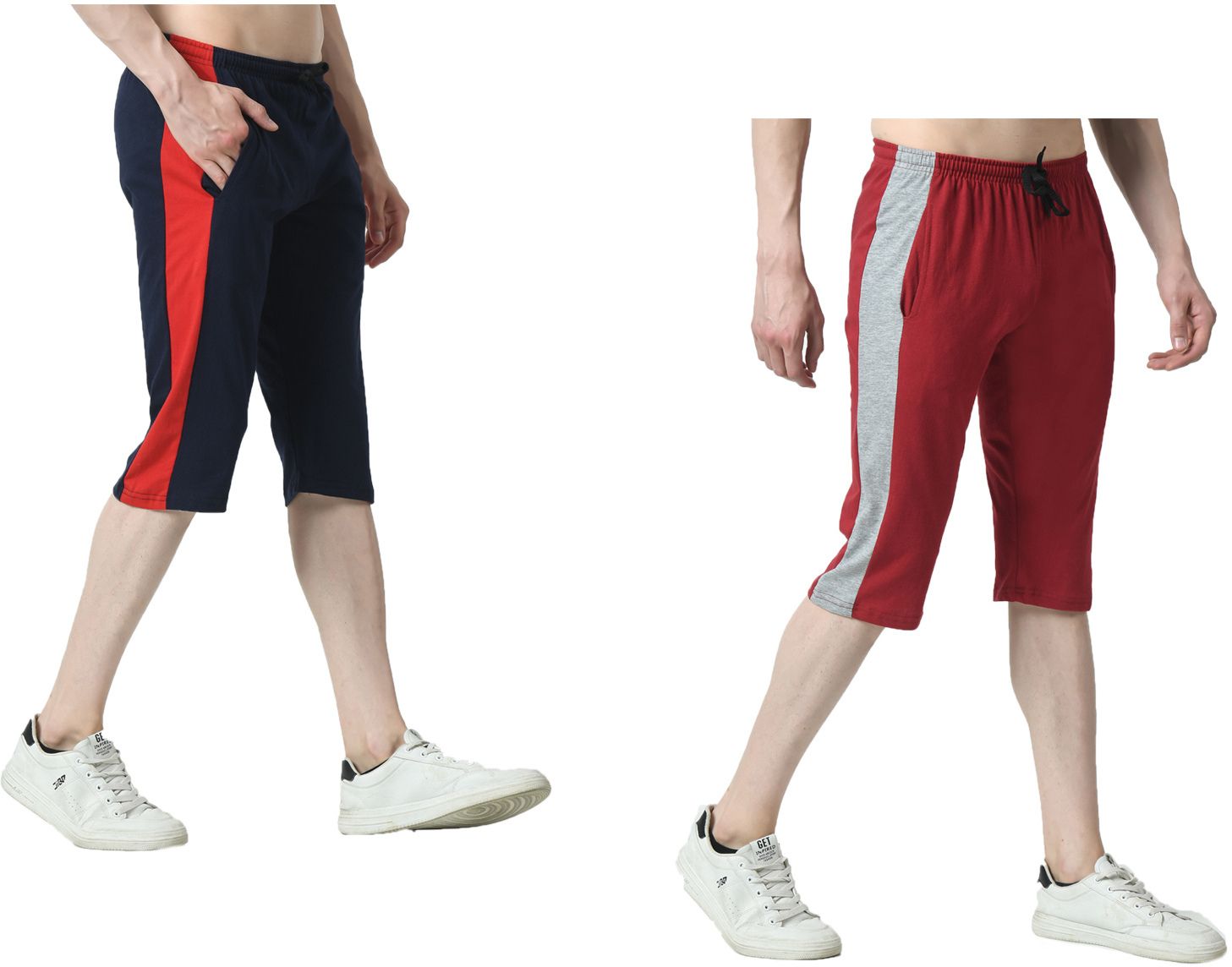 kayu Striped Men Three Fourths-picture-28