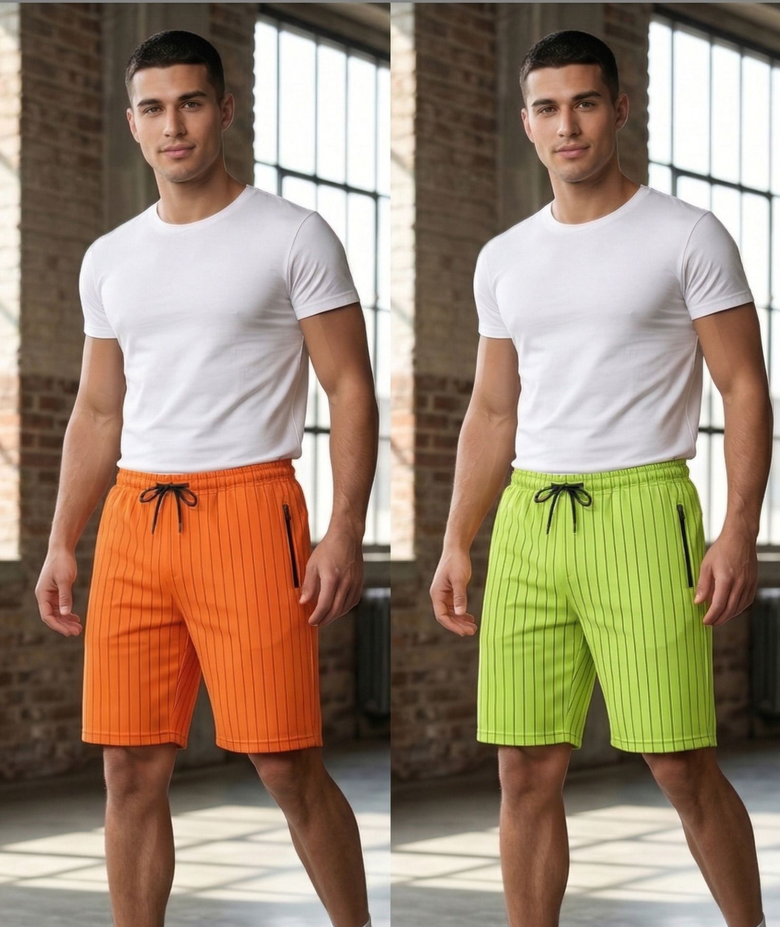 Striped Men Three Fourths-image-20