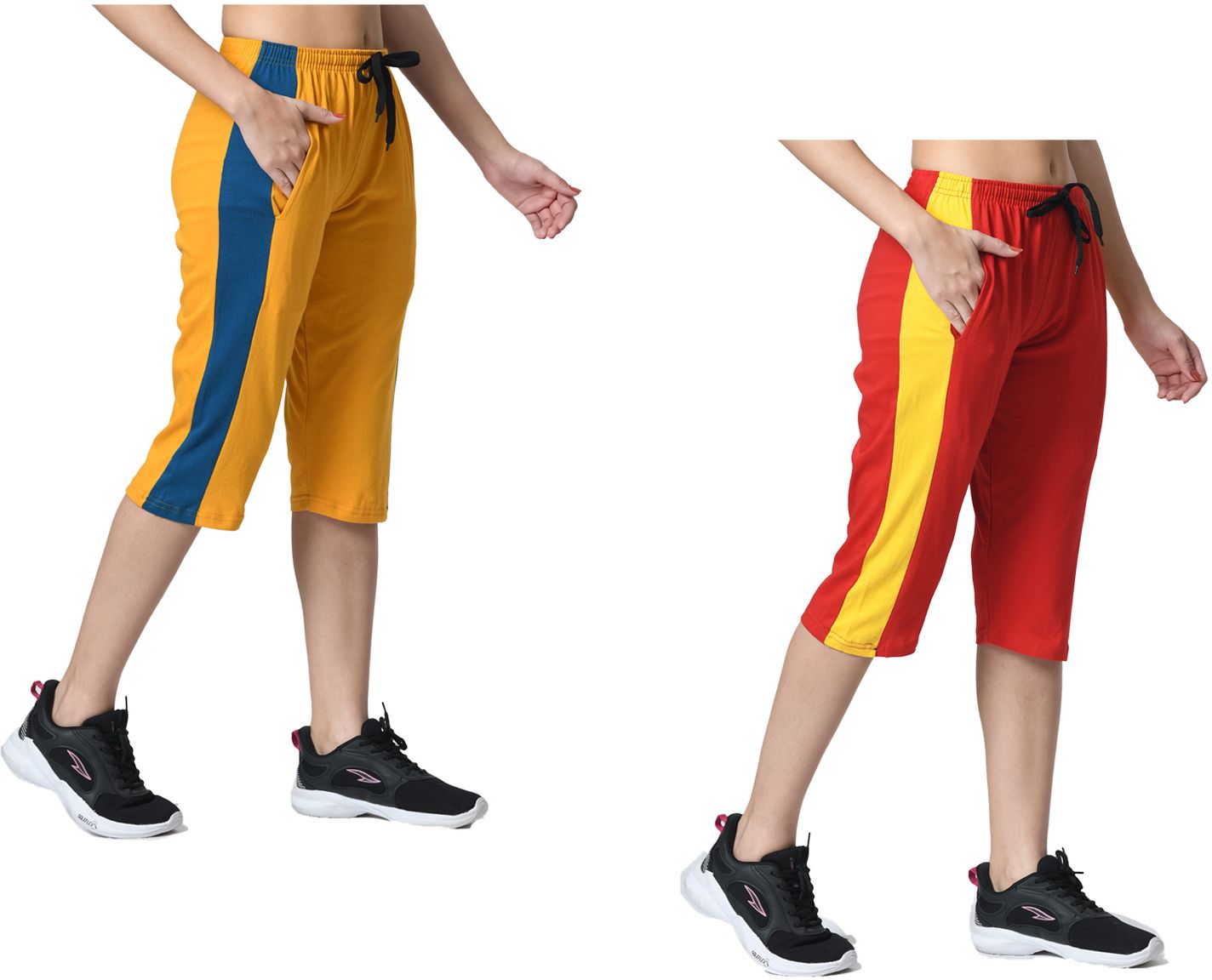kayu Striped Women Three Fourths-picture-20