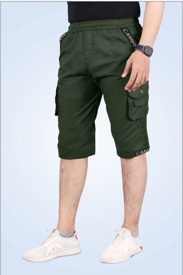 shree yamuna creation Solid Men Three Fourths-picture-16