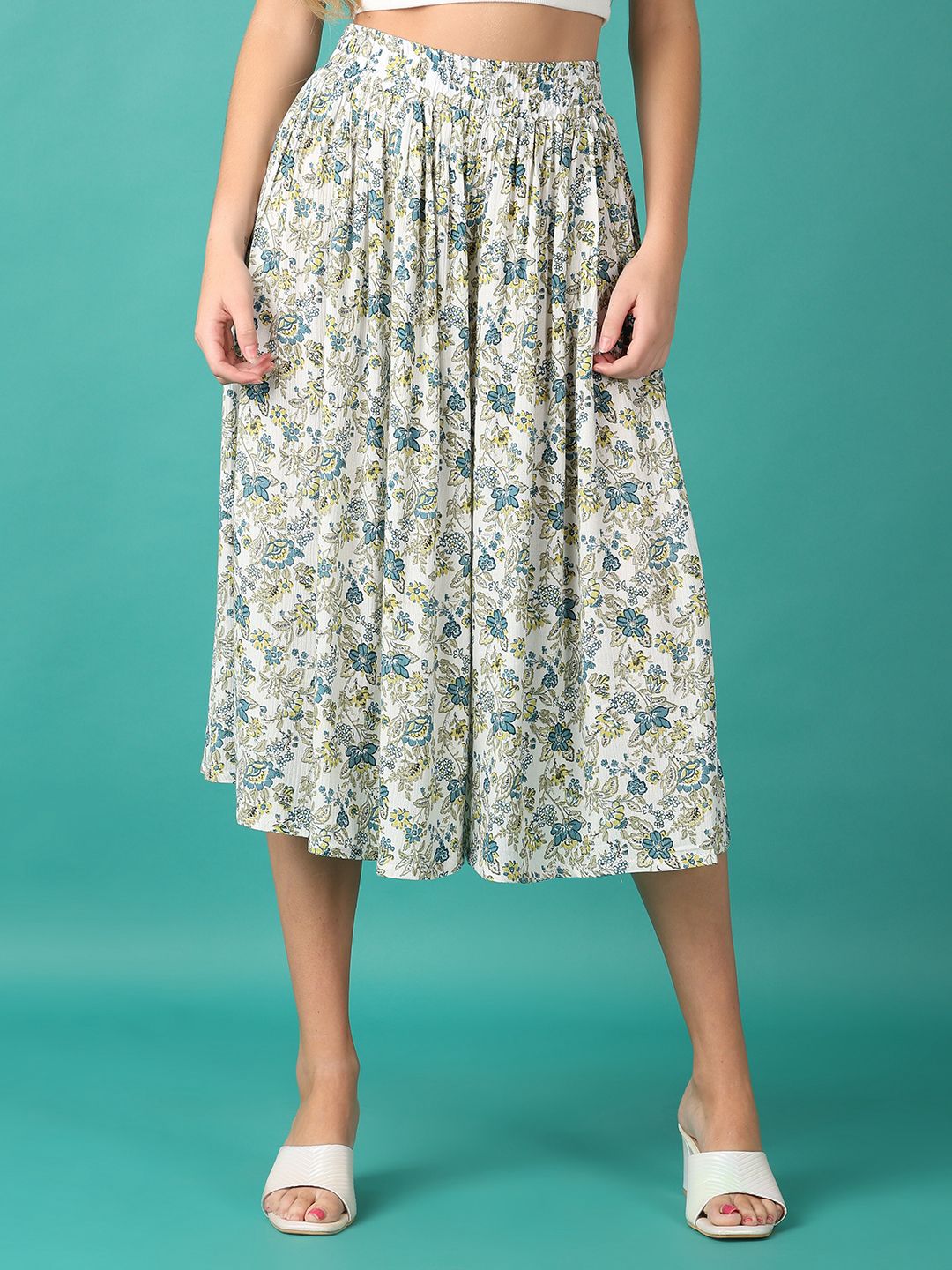 v-mart Printed Women Three Fourths-picture-36