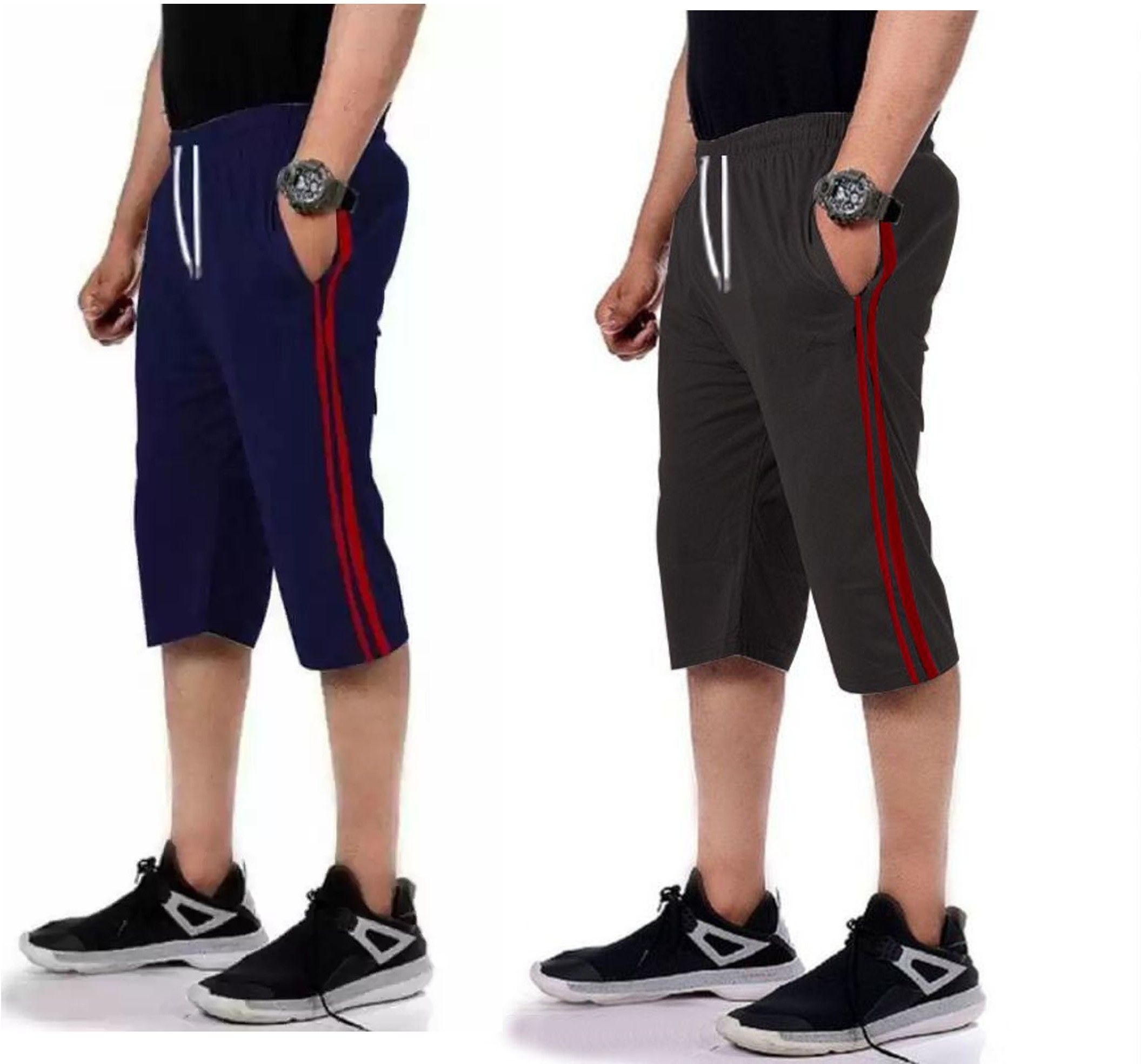 Striped Men Three Fourths